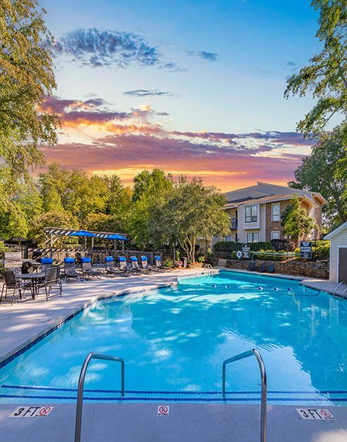 Pool at MAA Haywood luxury apartment homes in Greenville, SC