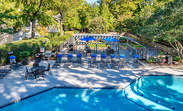 Pool at MAA Haywood luxury apartment homes in Greenville, SC
