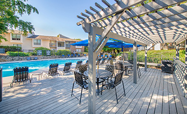 Pool at MAA Haywood luxury apartment homes in Greenville, SC