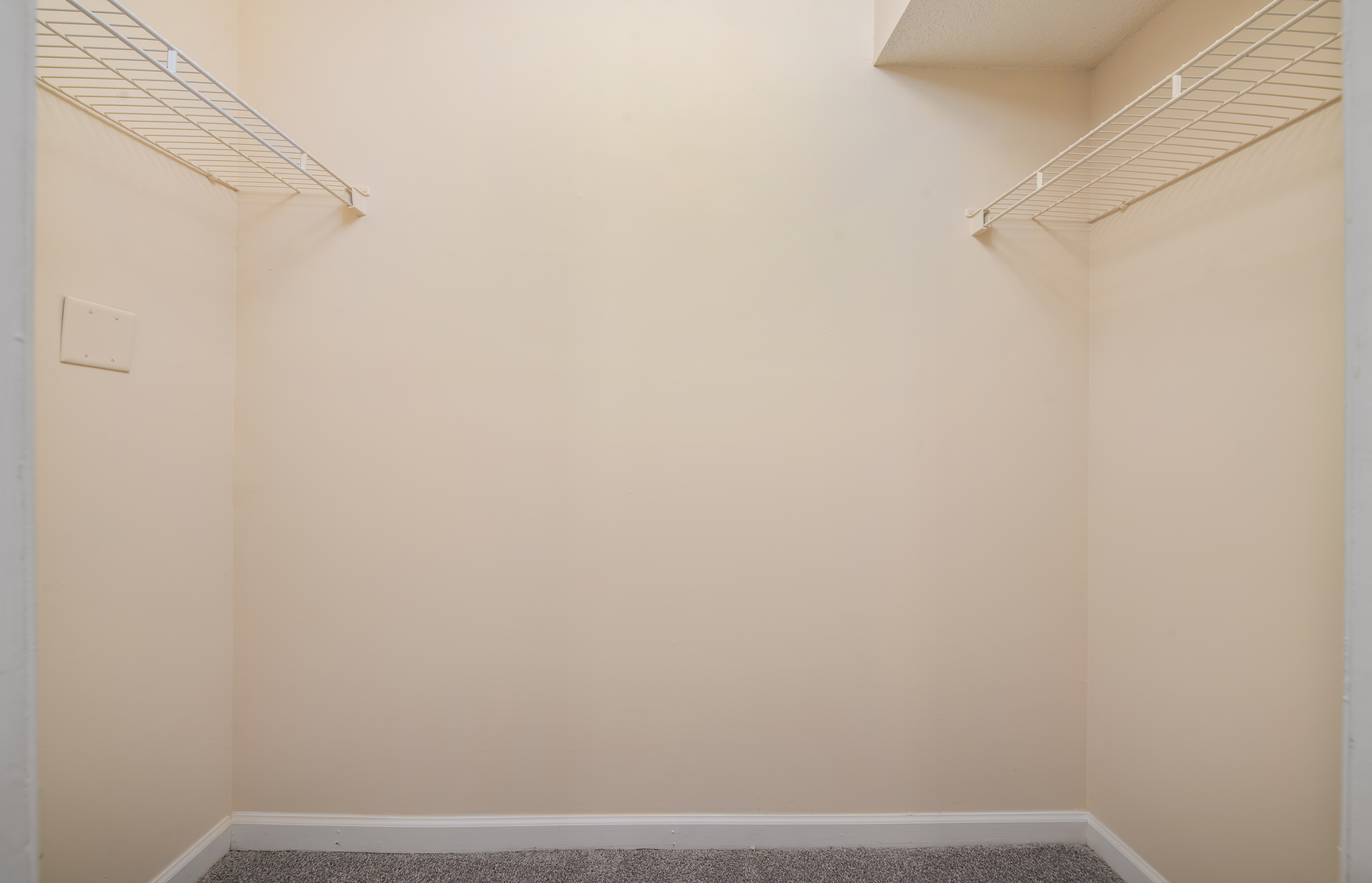 Closet at MAA Highland Ridge luxury apartment homes in Taylors, SC