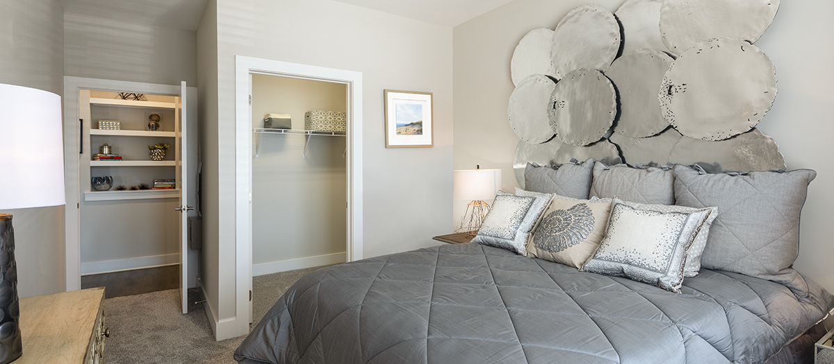 Model Bedroom at MAA Innovation luxury apartment homes in Greenville, SC