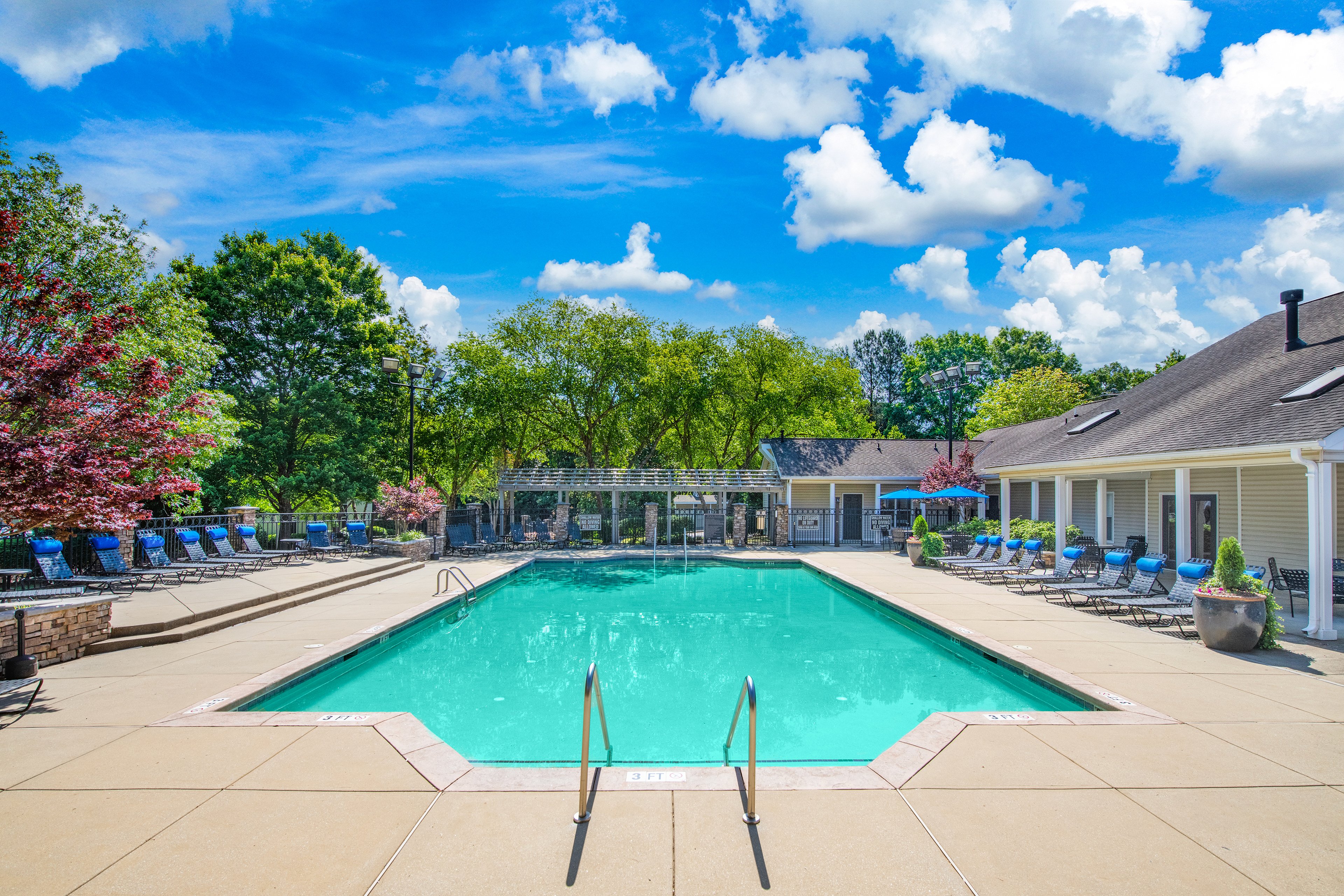 Pool area at MAA Paddock Club in Greenville, SC