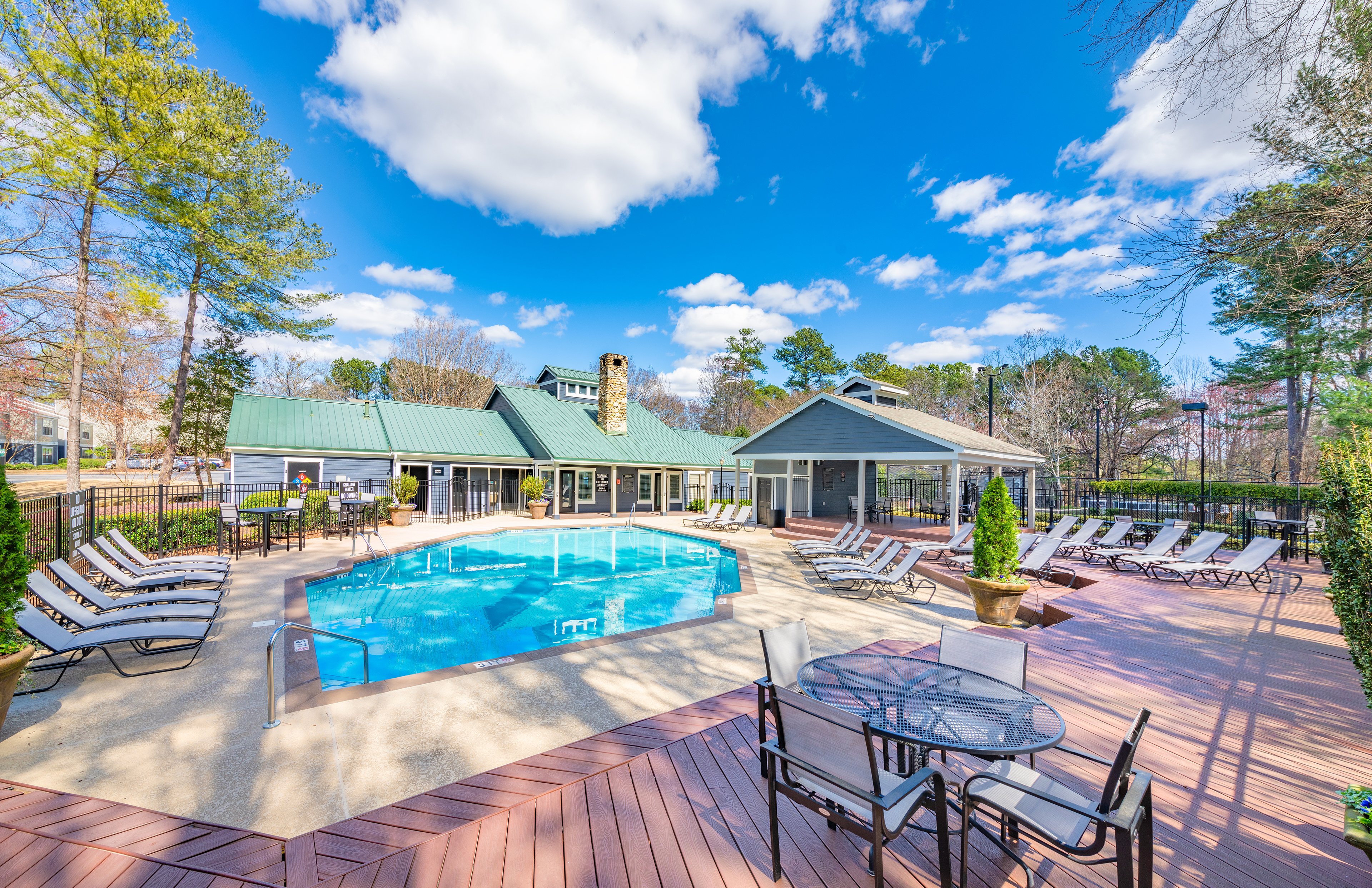 Pool at MAA Park Place luxury apartment homes in Spartanburg, SC