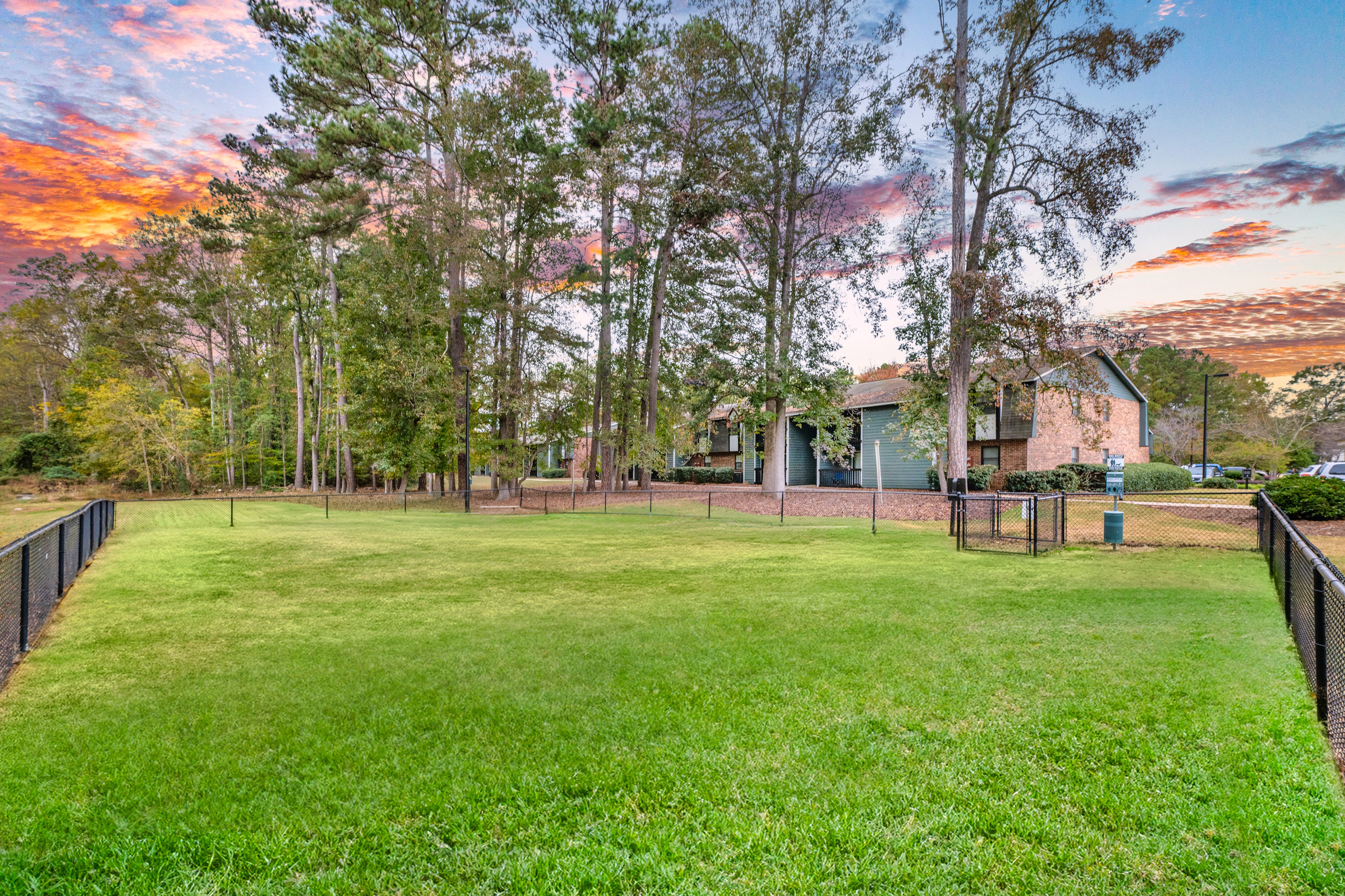 Dog park at MAA Spring Creek luxury apartment homes in Simpsonville, SC