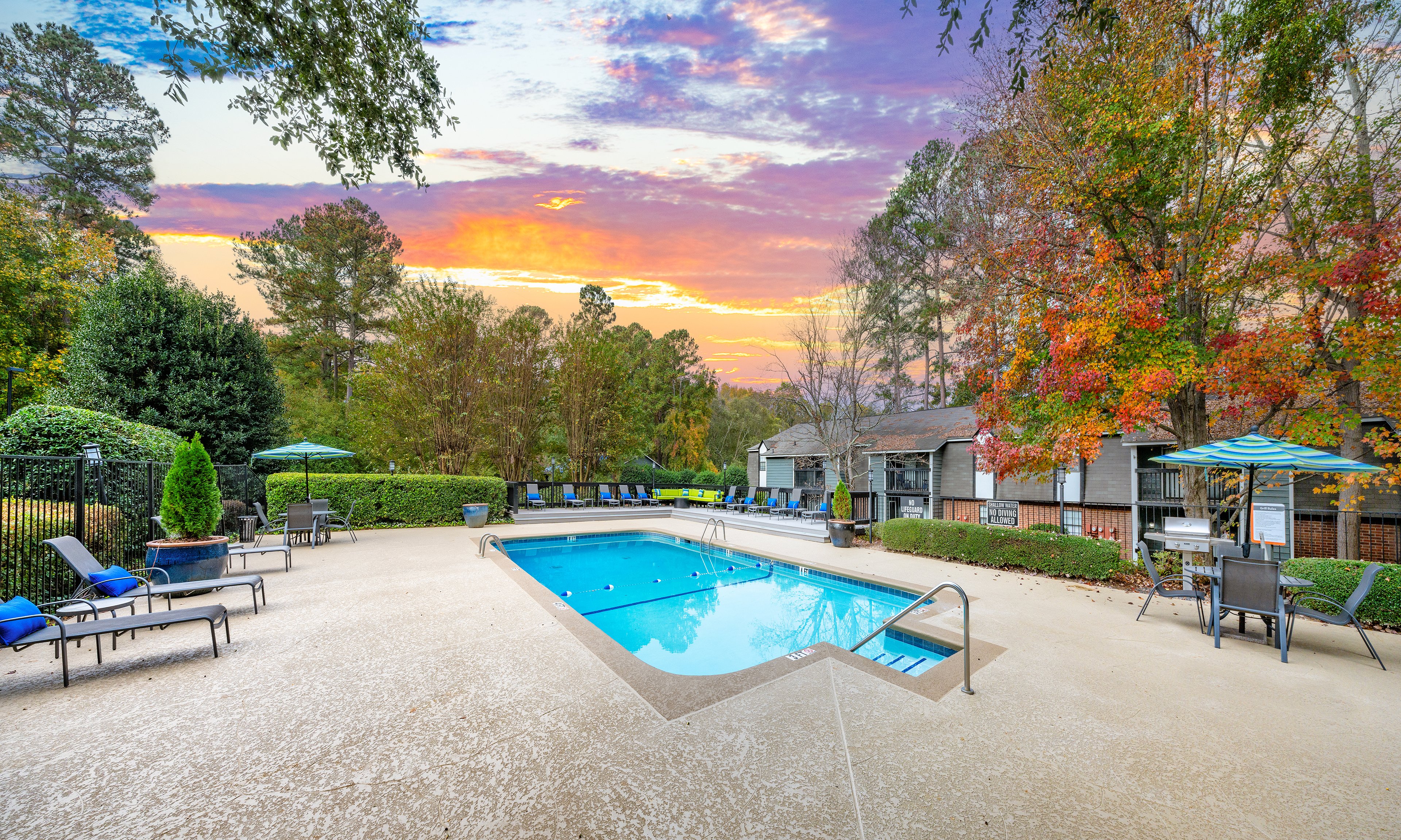 Pool at MAA Spring Creek luxury apartment homes in Simpsonville, SC