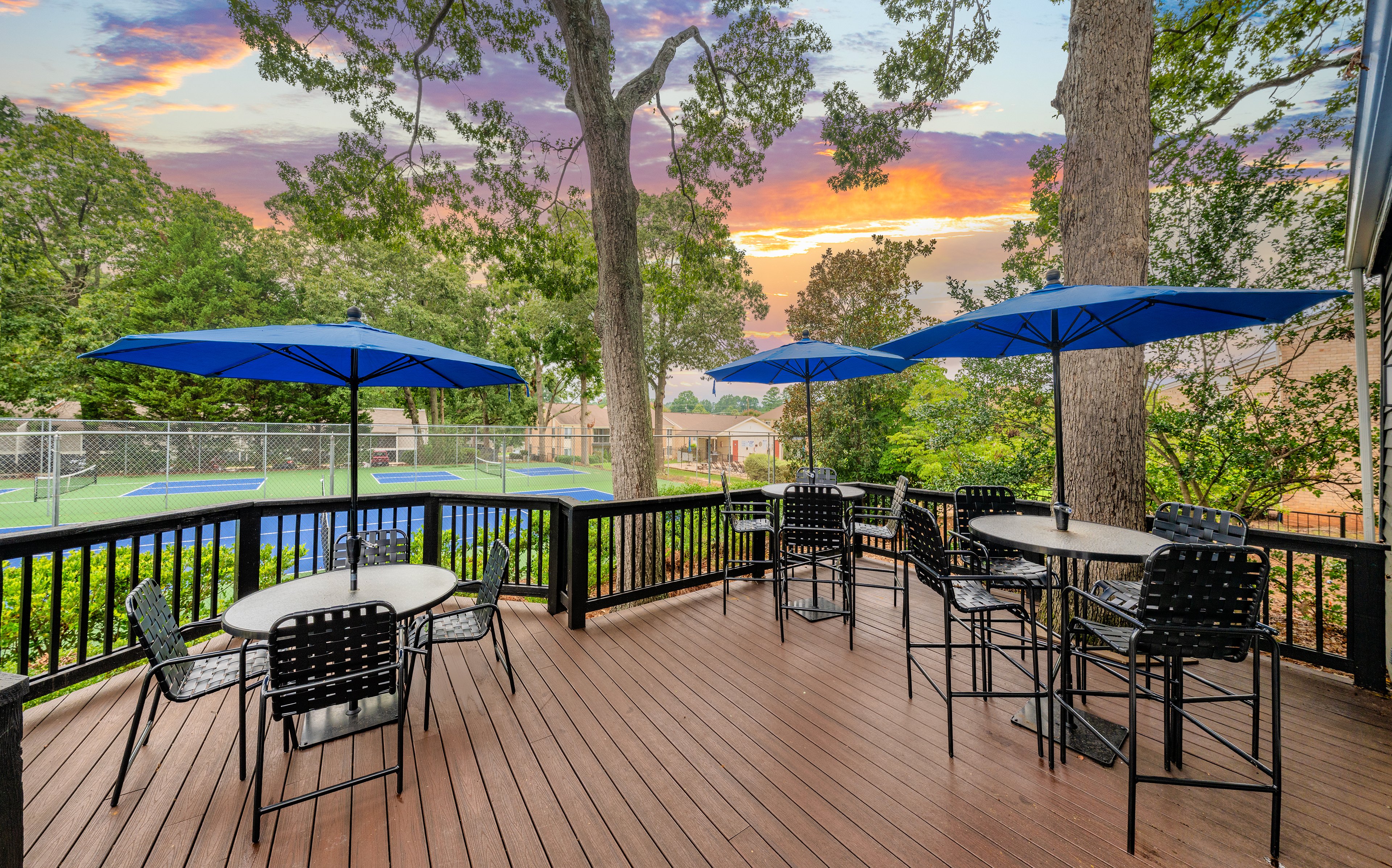 Lanai - at MAA Tanglewood luxury apartment homes in Greenville, SC