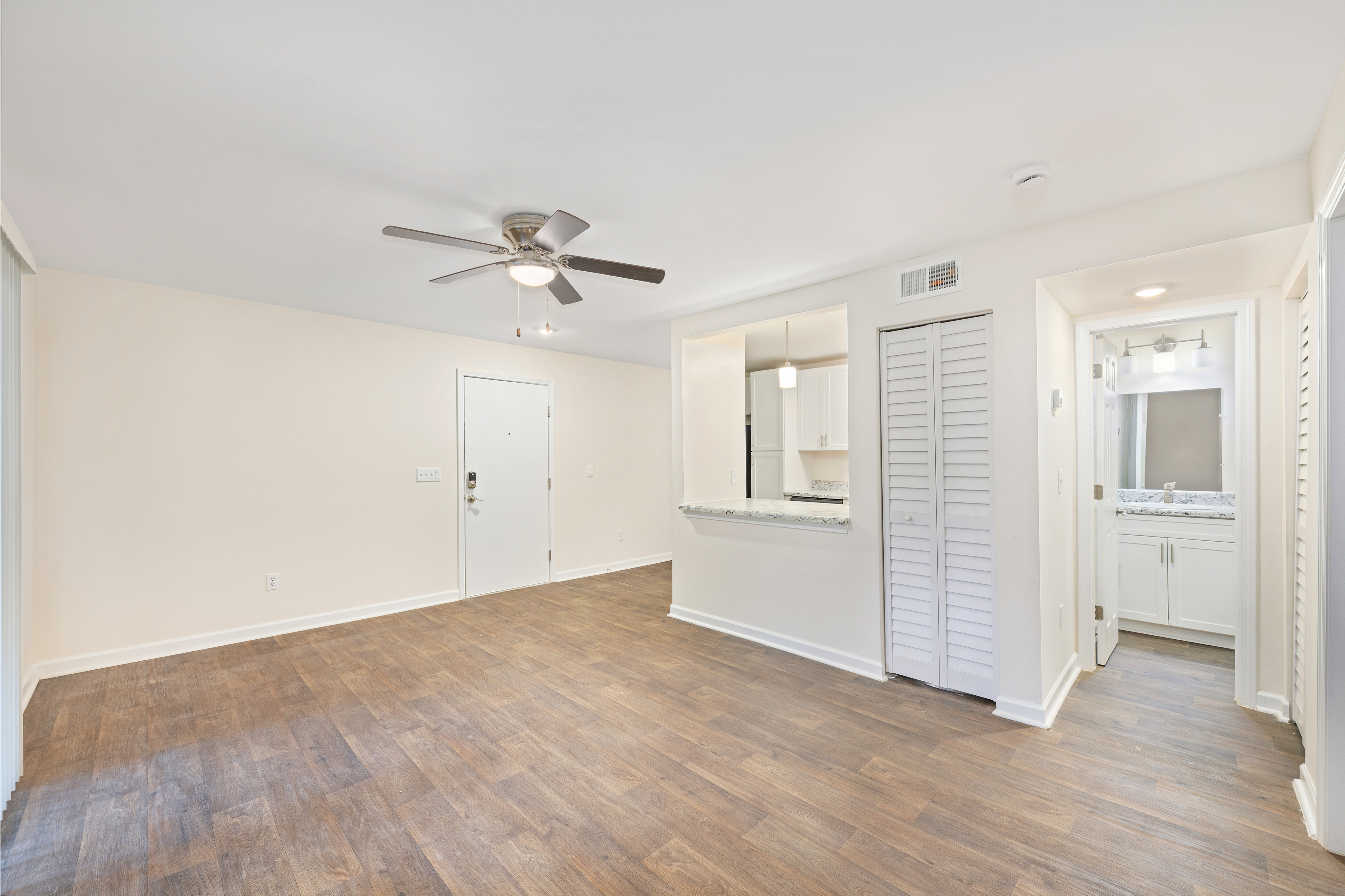 Model - Living room -  at MAA Tanglewood luxury apartment homes in Greenville, SC