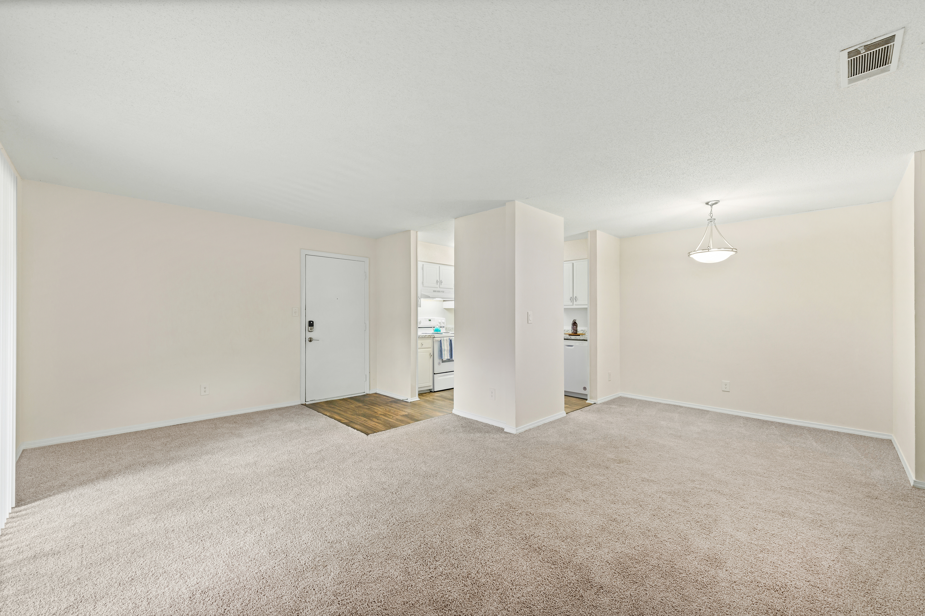 Model - Living room -  at MAA Tanglewood luxury apartment homes in Greenville, SC