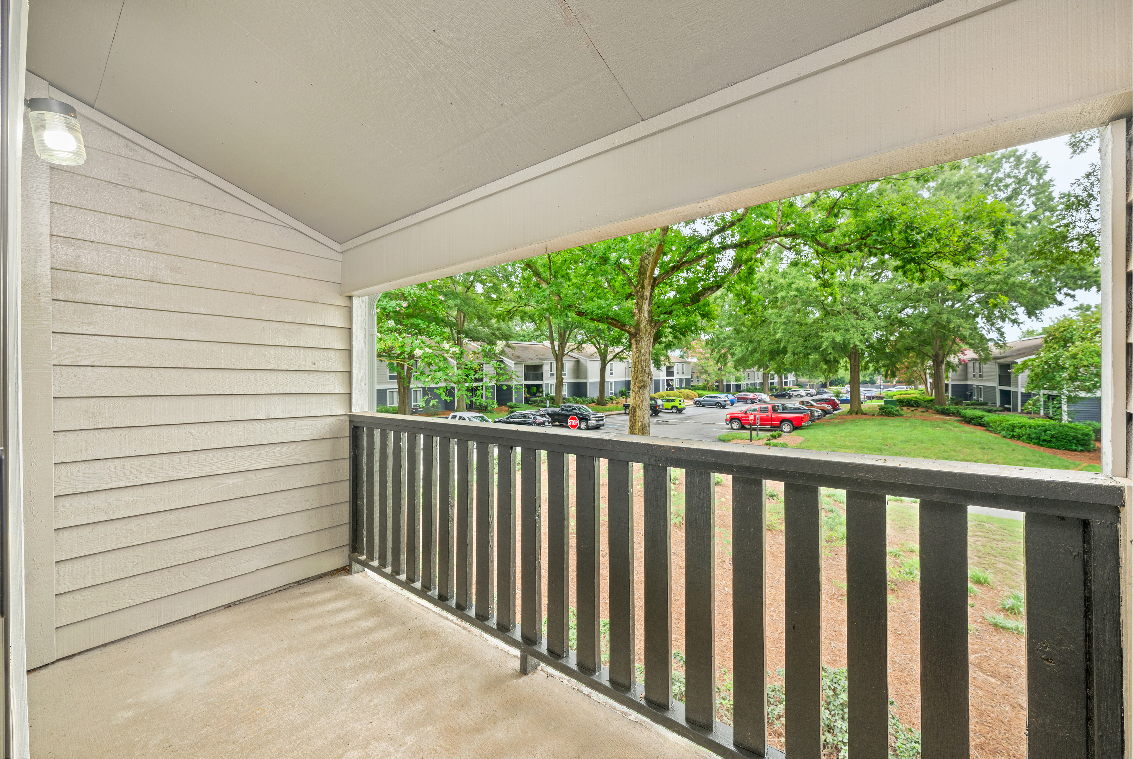 Model - Patio -  at MAA Tanglewood luxury apartment homes in Greenville, SC