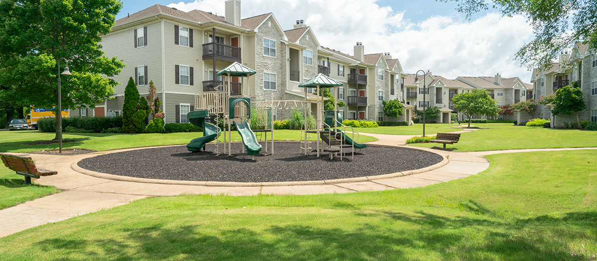Playground at Reserve at Dexter Lake luxury apartment homes in Memphis, TN