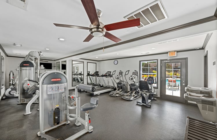 Fitness at MAA Kirby Station luxury apartment homes in Memphis, TN