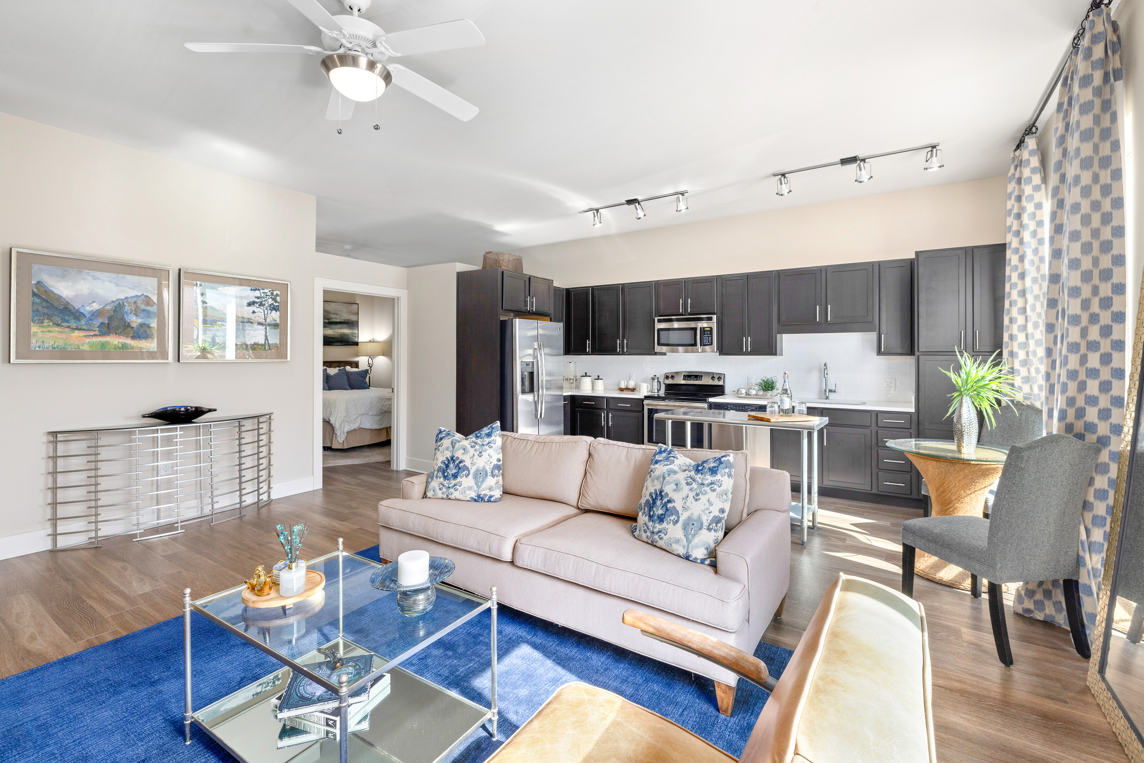 Model - Living room -  at MAA Acklen luxury apartment homes in Nashville, TN
