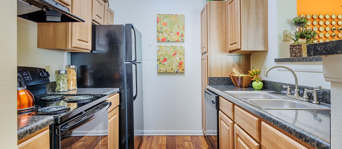 Kitchen at MAA Bellevue luxury apartment homes in Nashville, TN