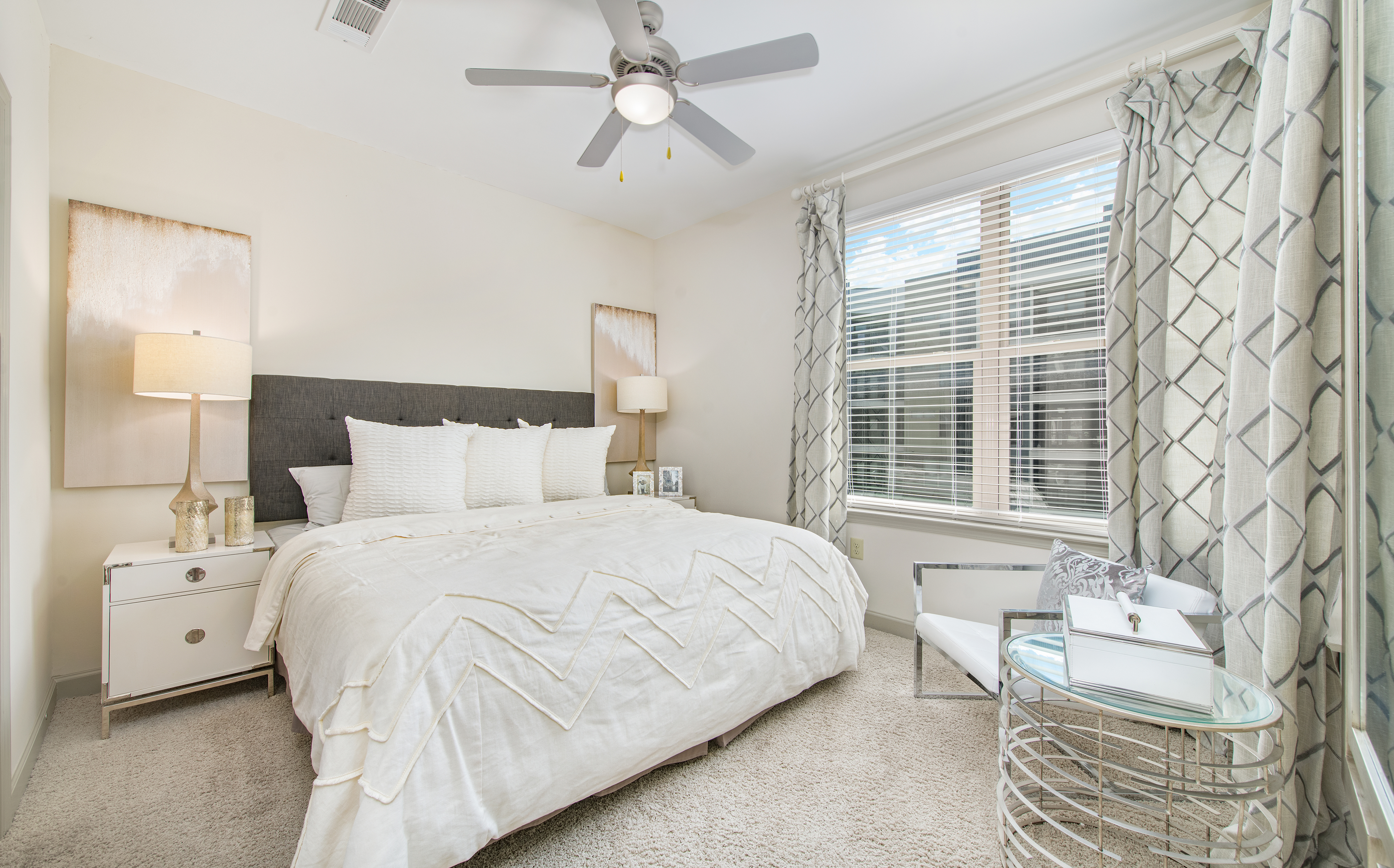 Model Bedroom at MAA Charlotte Ave in Nashville, TN
