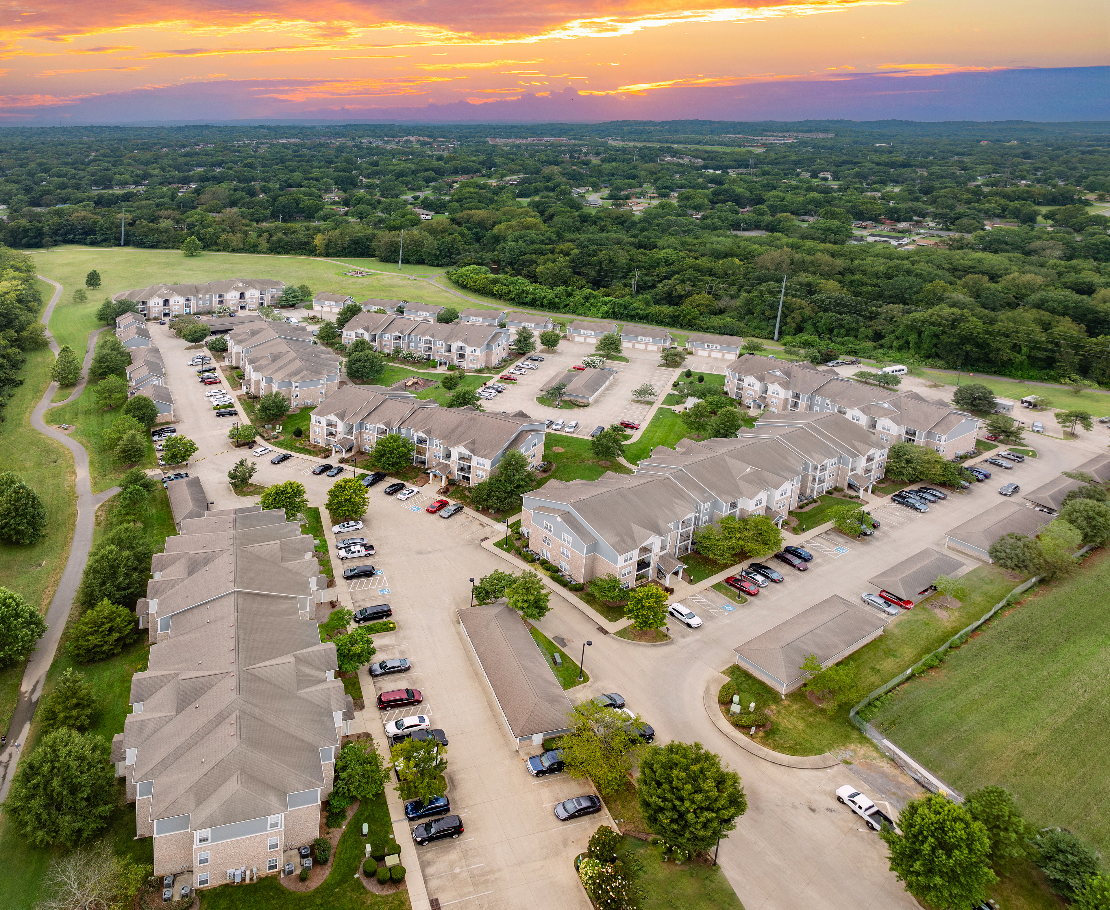 Property Aerial at MAA Indian Lake in Nashville, TN
