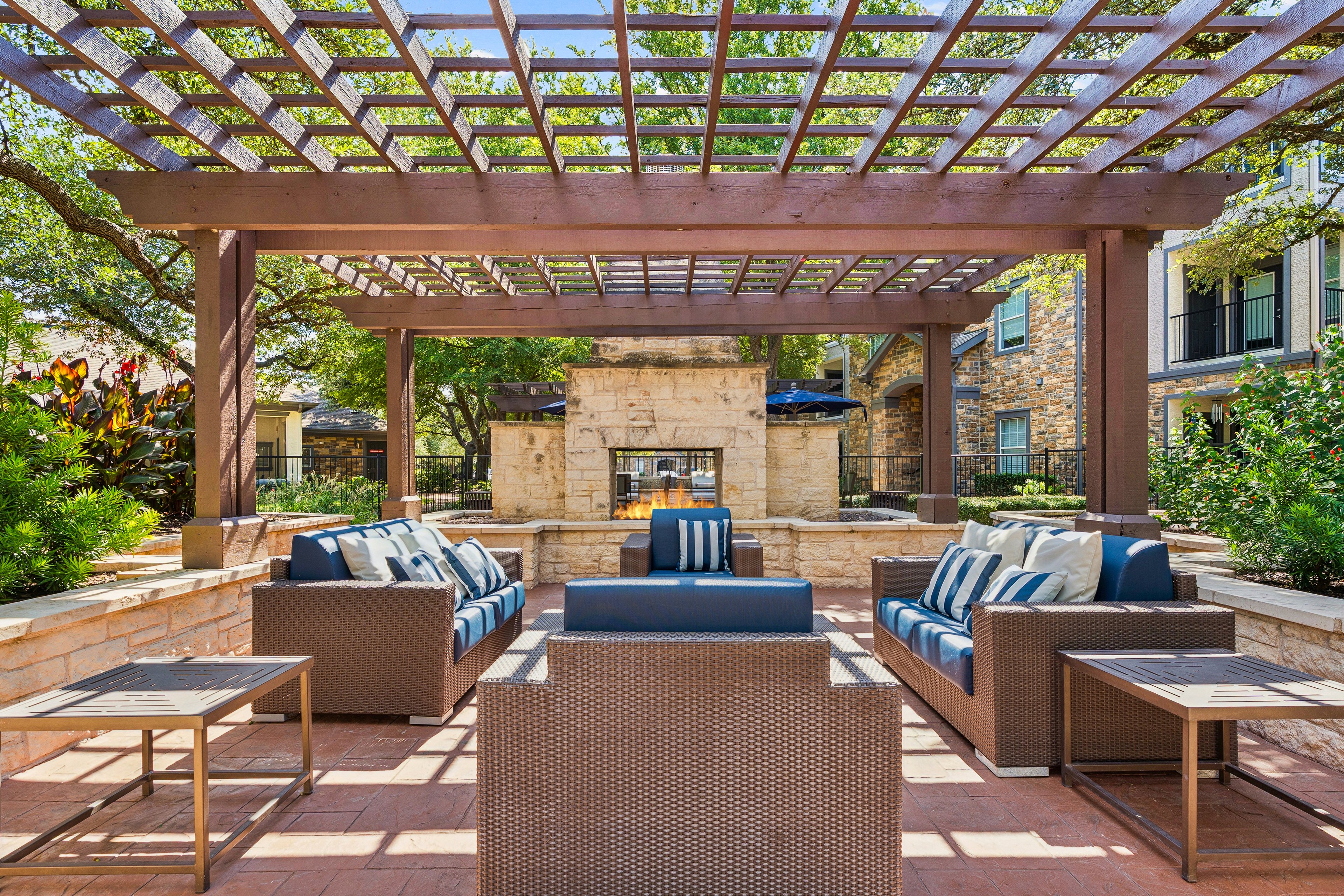 Grilling Area - at MAA Ashton Oaks luxury apartment homes in Austin, TX