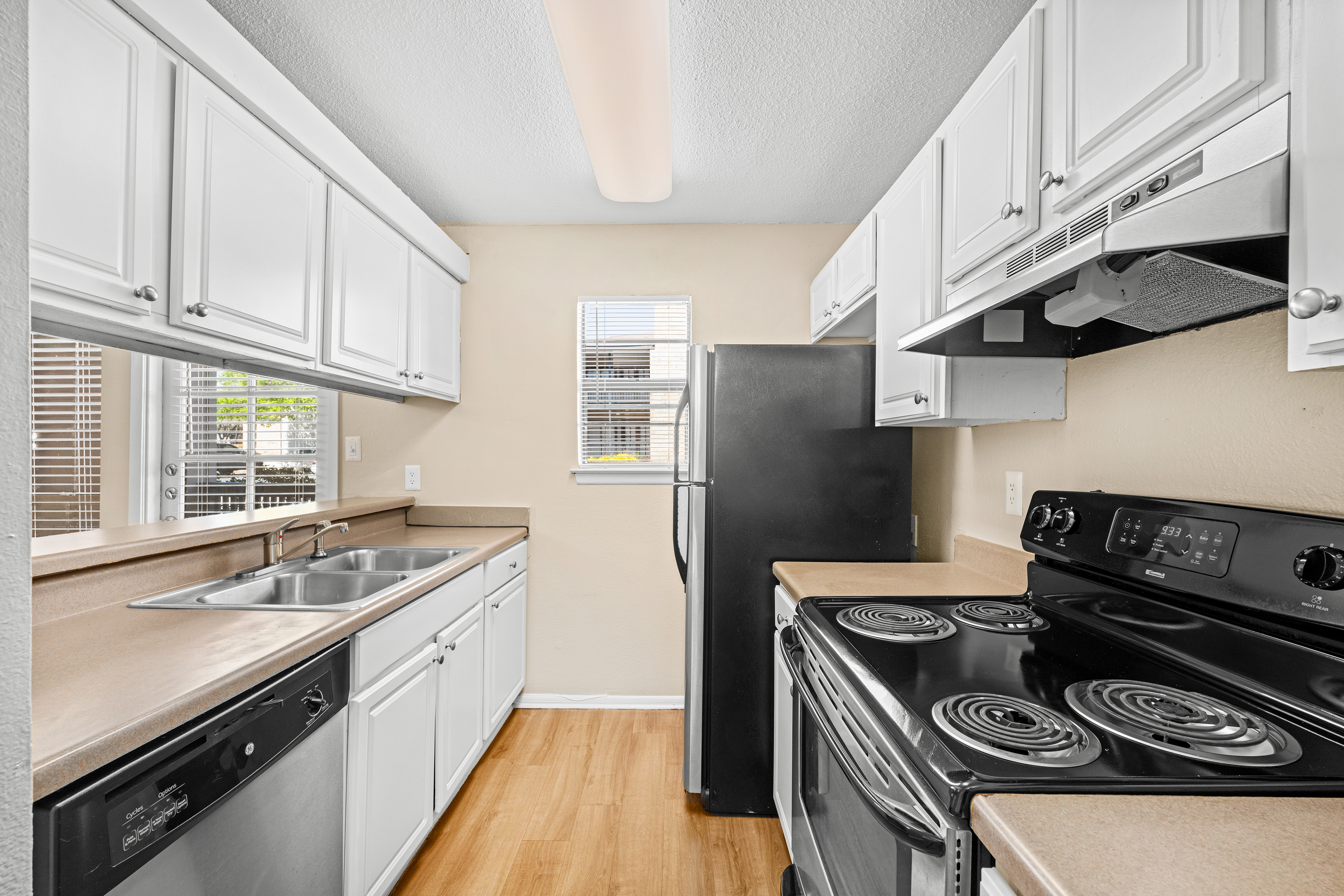 Kitchen at MAA Balcones Woods luxury apartment homes in Austin, TX