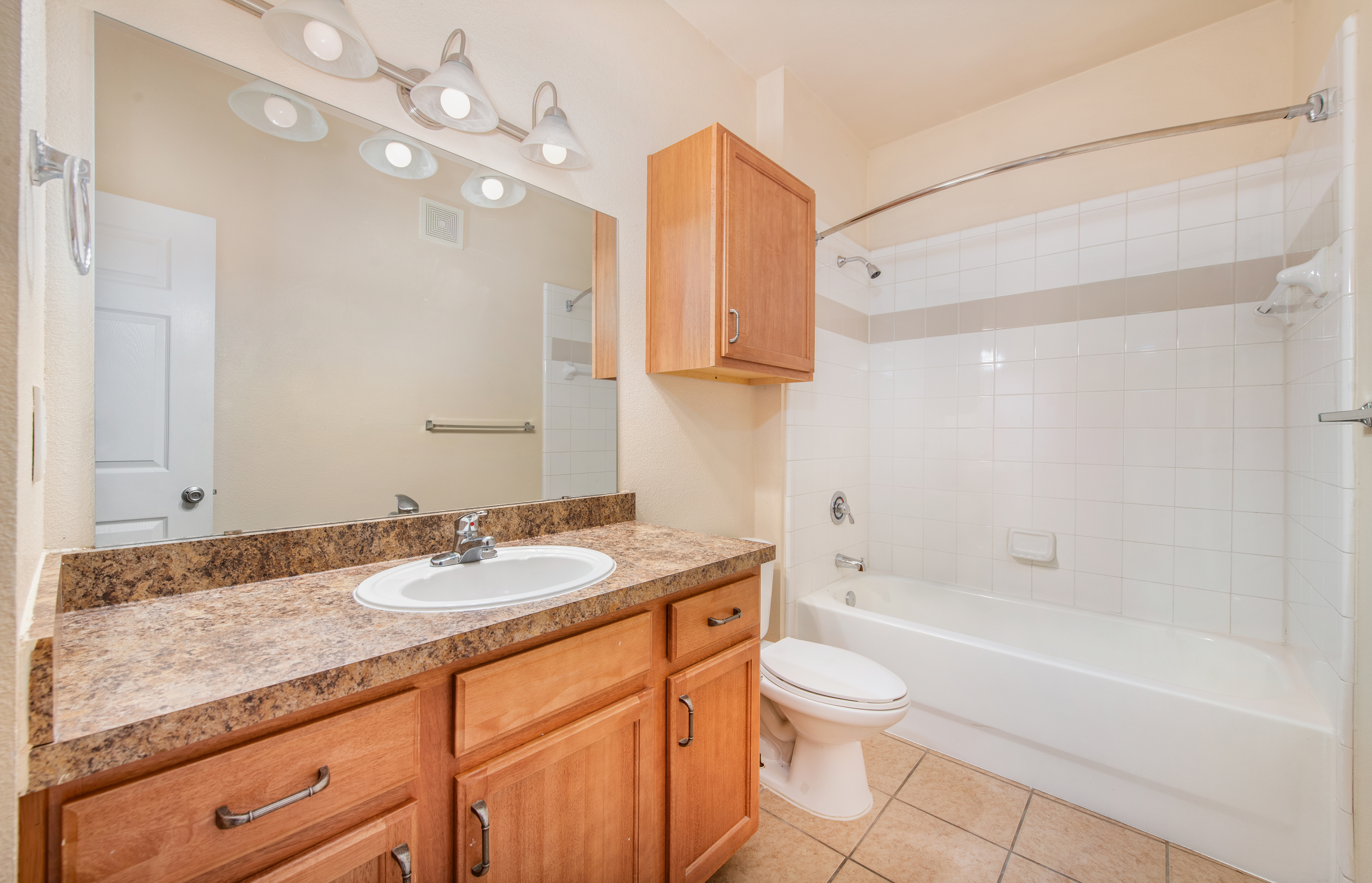 Bathroom at MAA Canyon Creek in Austin, TX