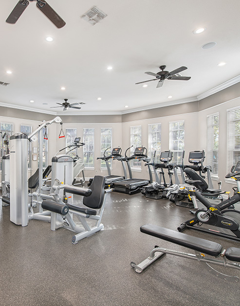 Fitness at MAA Canyon Creek luxury apartment homes in Austin, TX