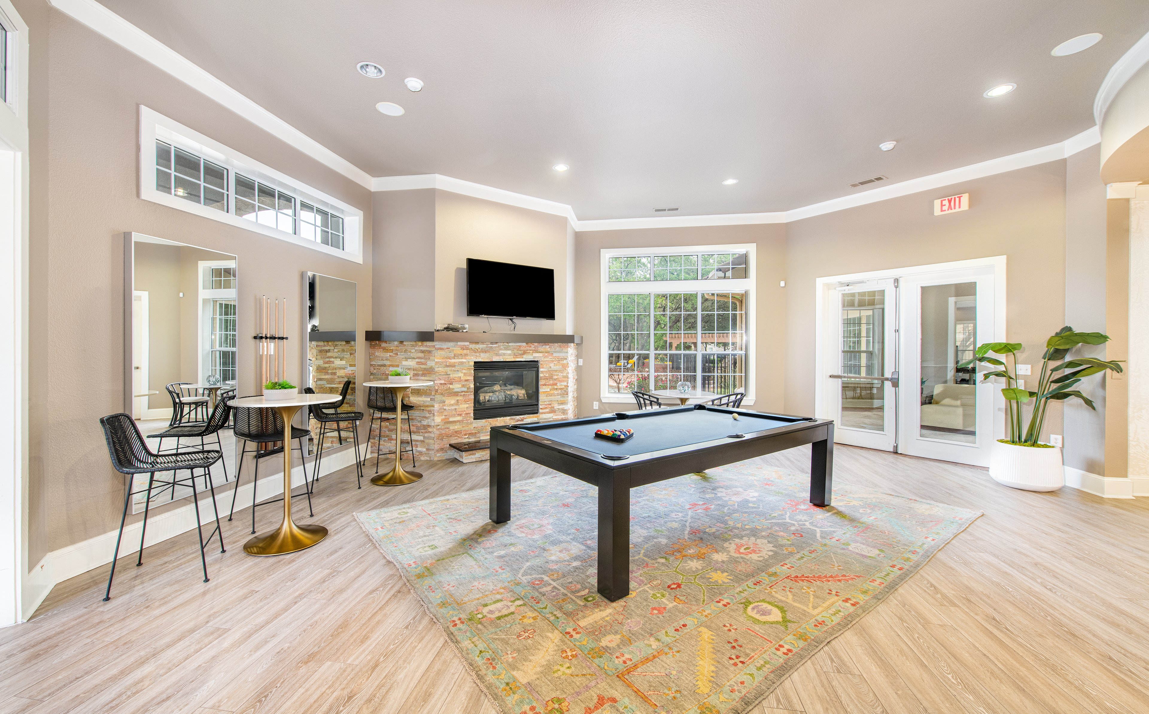 Clubhouse at MAA Canyon Pointe luxury apartment homes in Austin, TX
