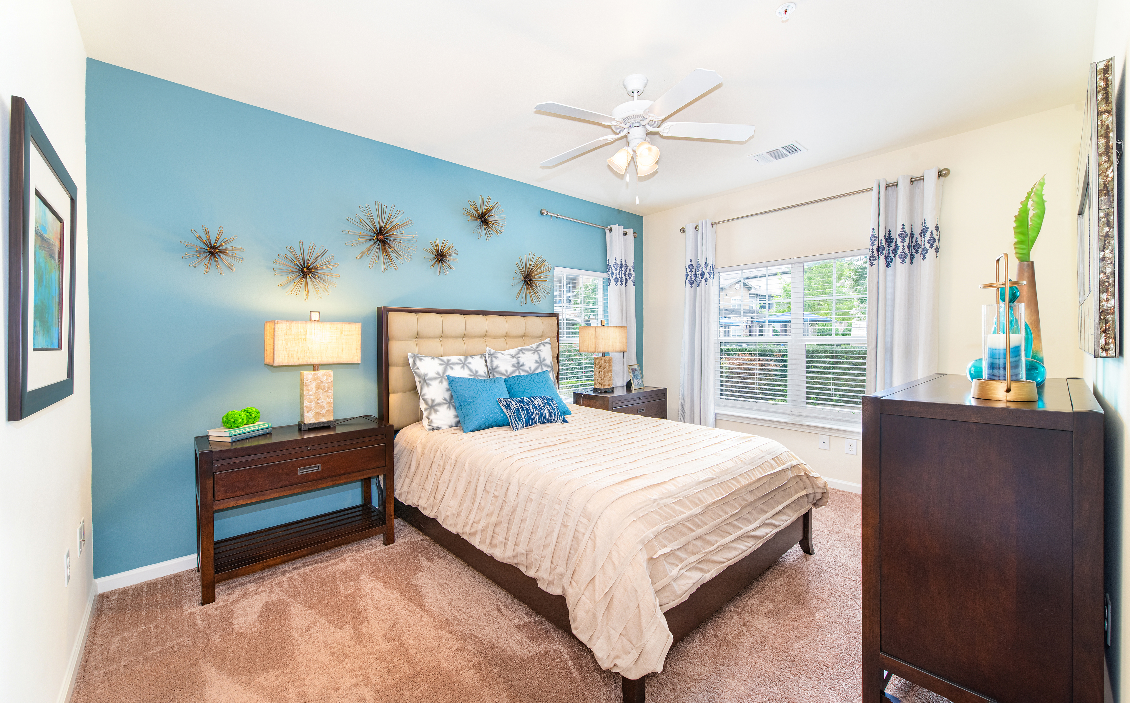 Bedroom at MAA Double Creek luxury apartment homes in Austin, TX