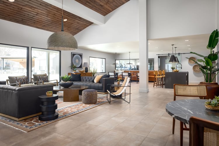Repositioned clubhouse at MAA East Austin in Austin, TX