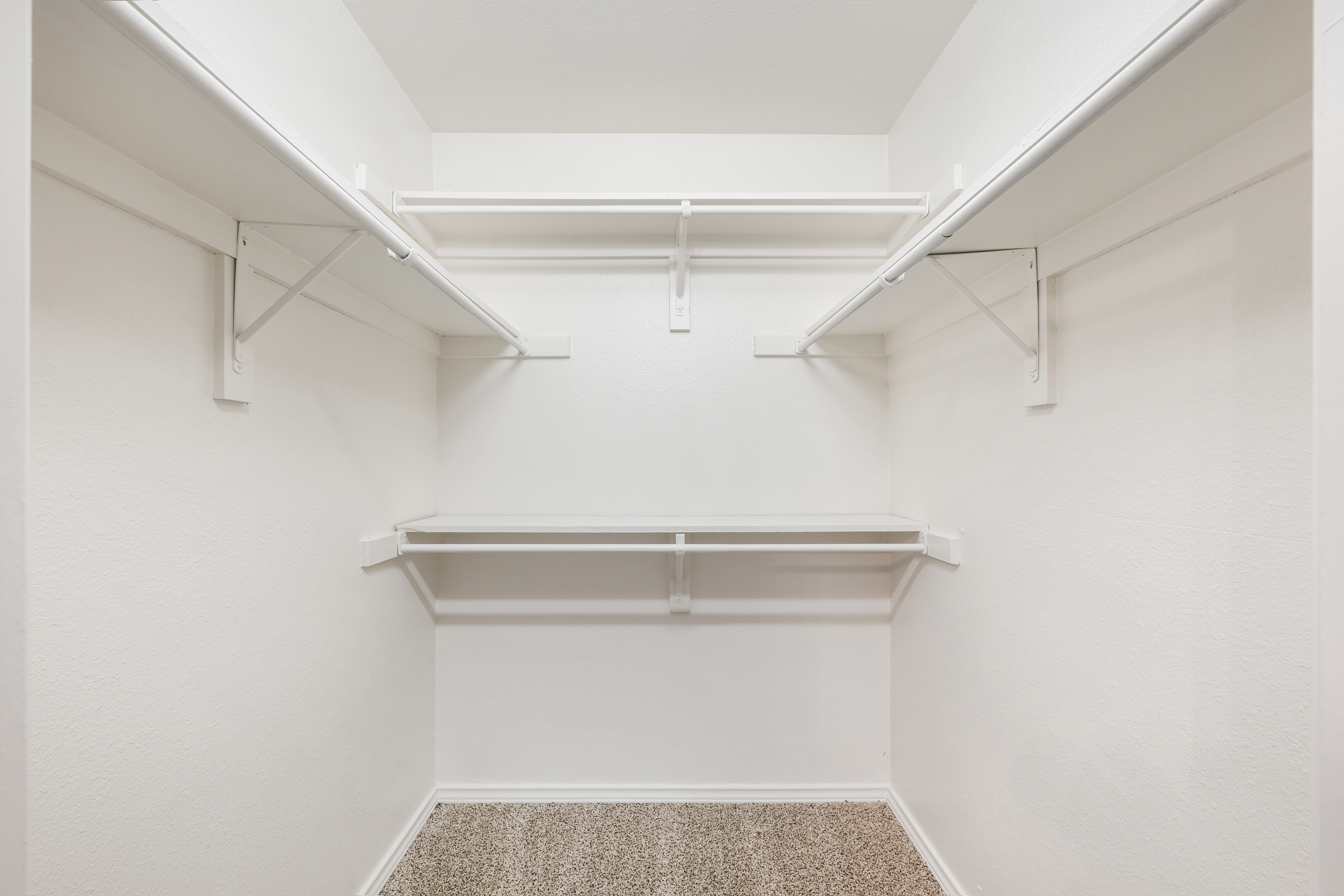 Closet at MAA Park Mesa luxury apartment homes in Austin, TX