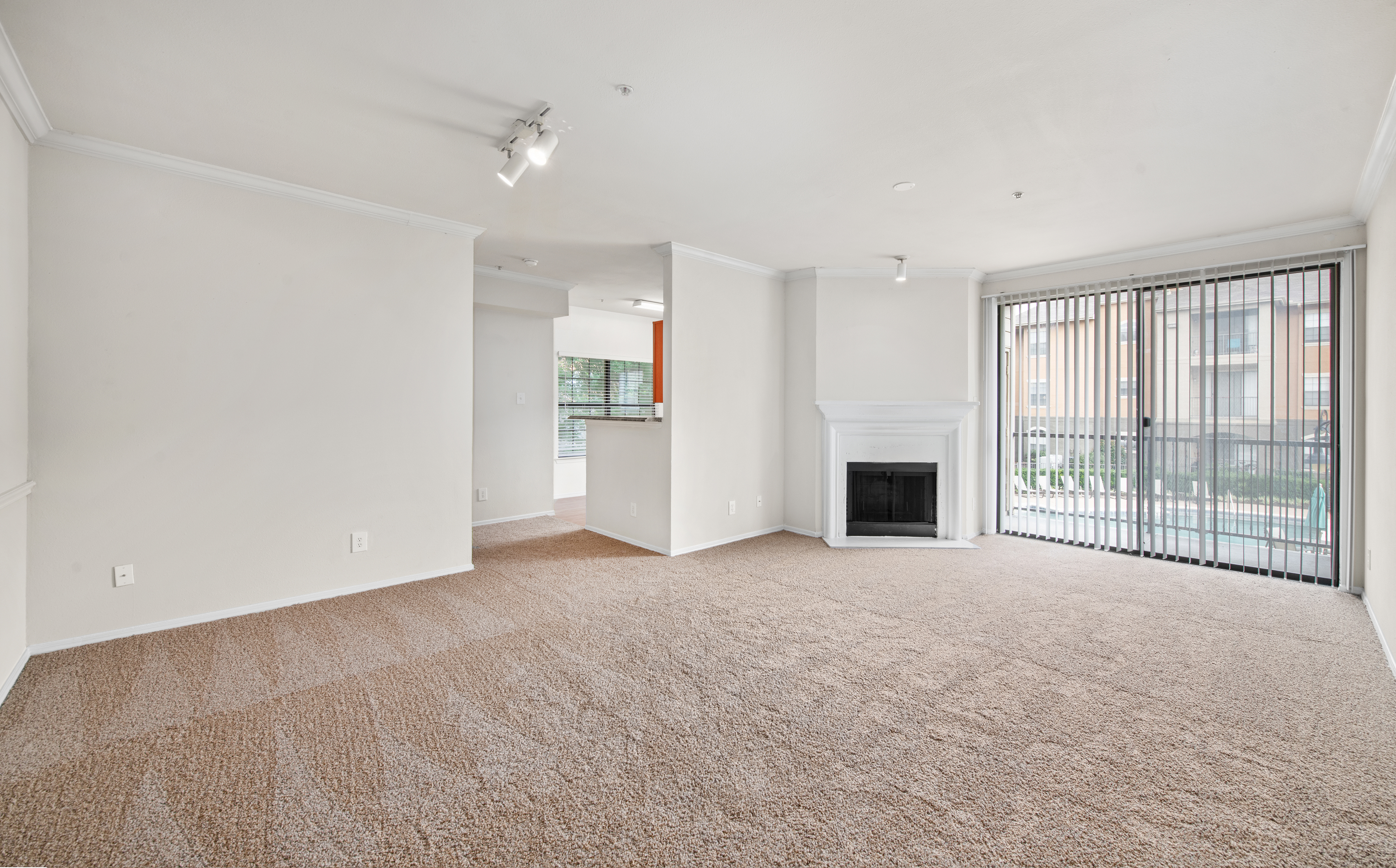 Model Living Room at MAA Quarry Oaks in Austin, TX
