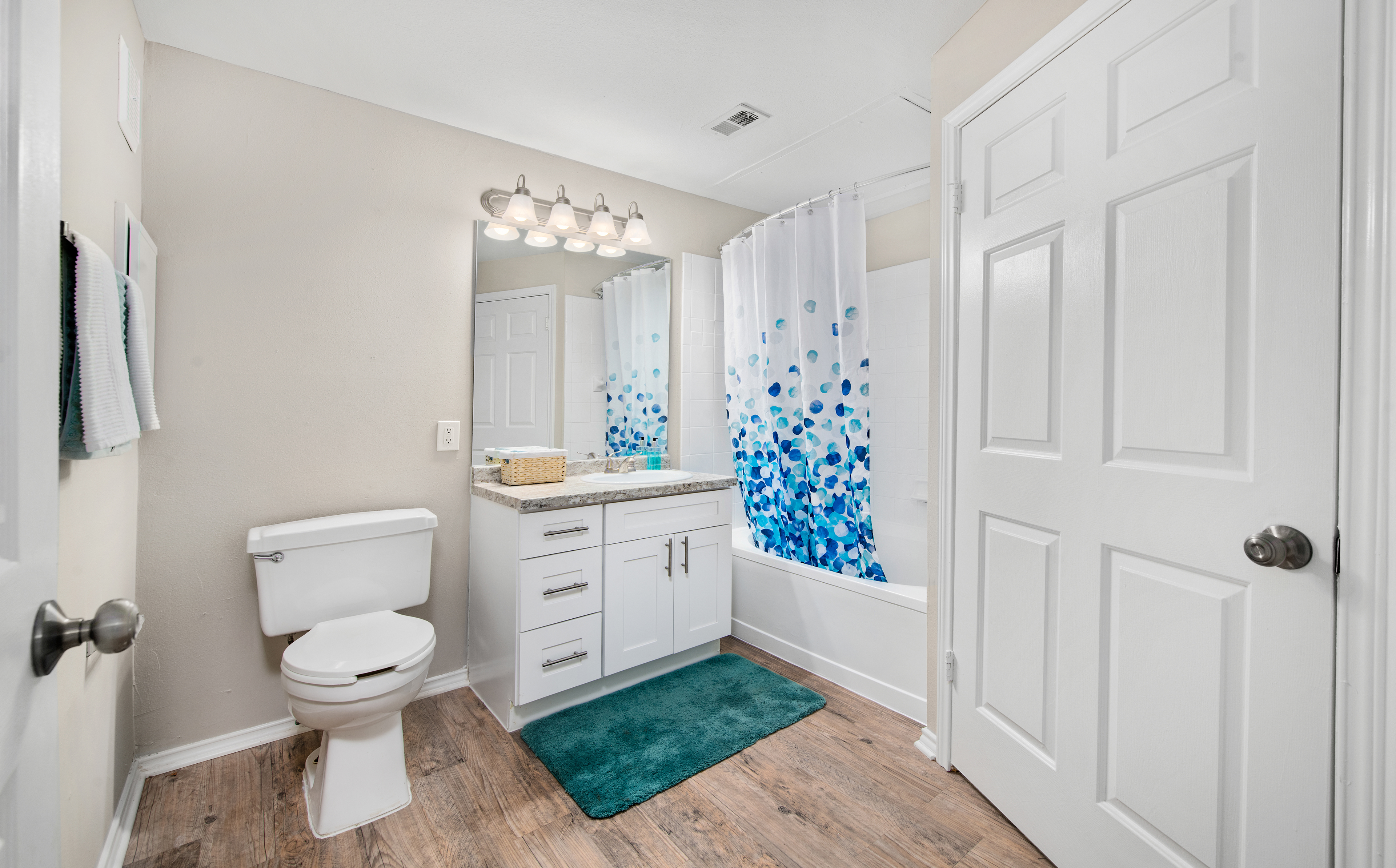 Updated Model Bathroom at MAA Quarry Oaks in Austin, TX