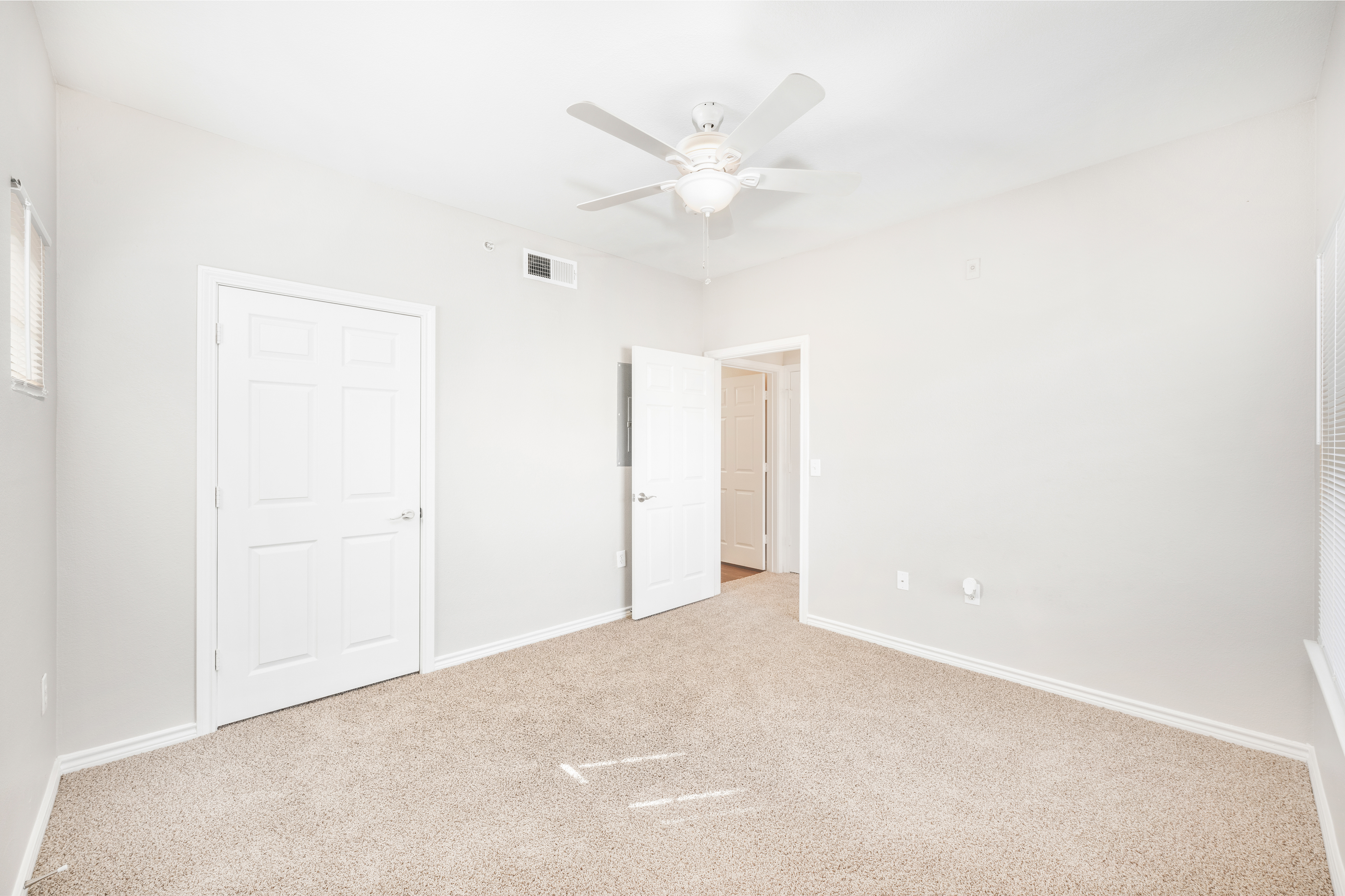Bedroom at MAA Sierra Vista luxury apartment homes in Round Rock, TX
