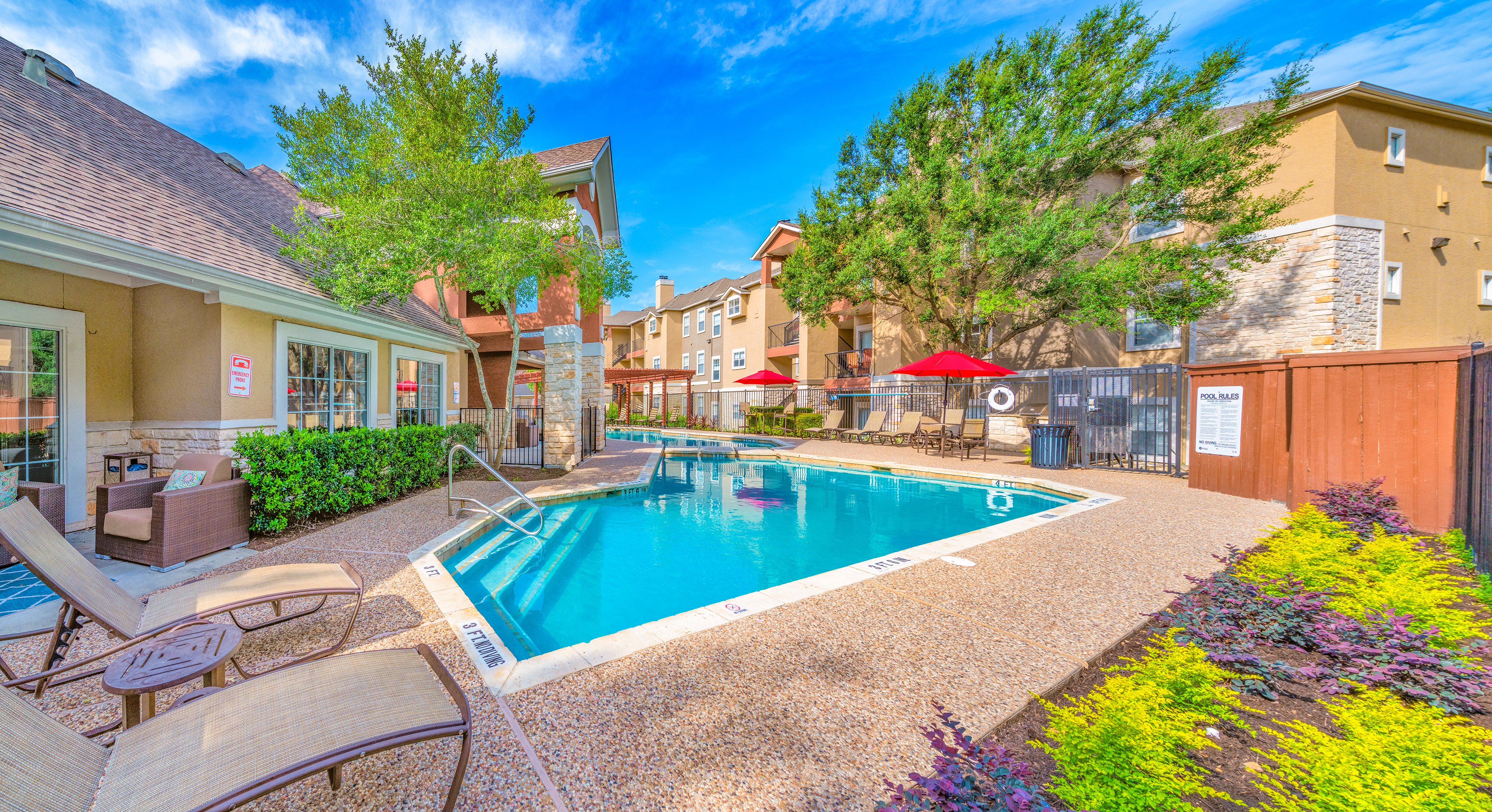 Pool at MAA Sierra Vista luxury apartment homes in Austin, TX