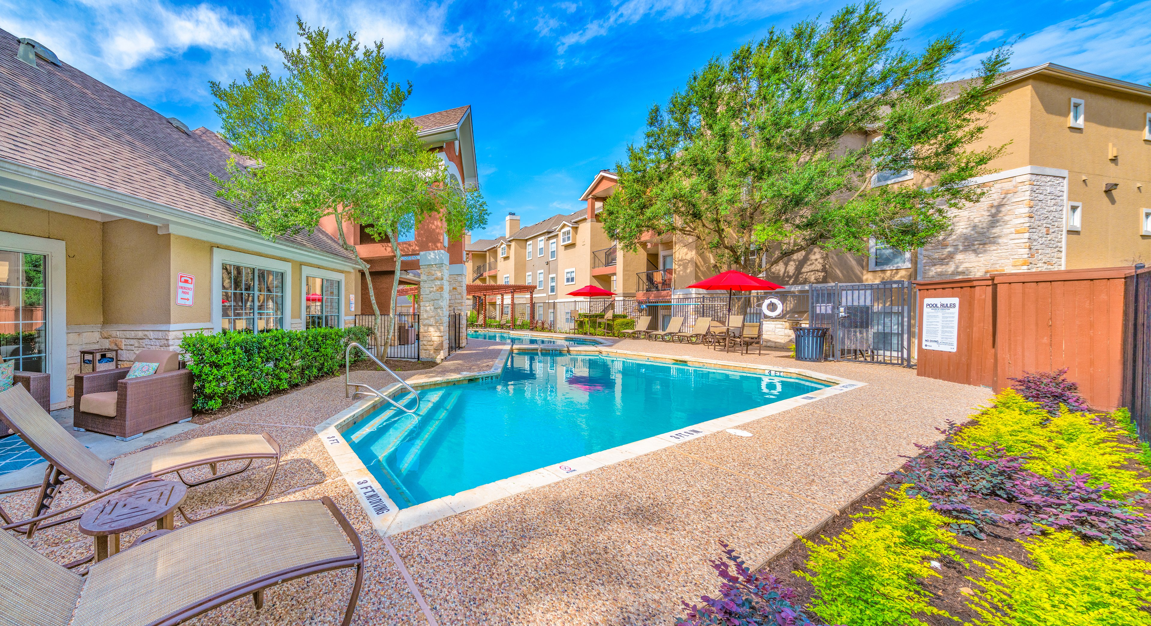Pool at MAA Sierra Vista luxury apartment homes in Austin, TX