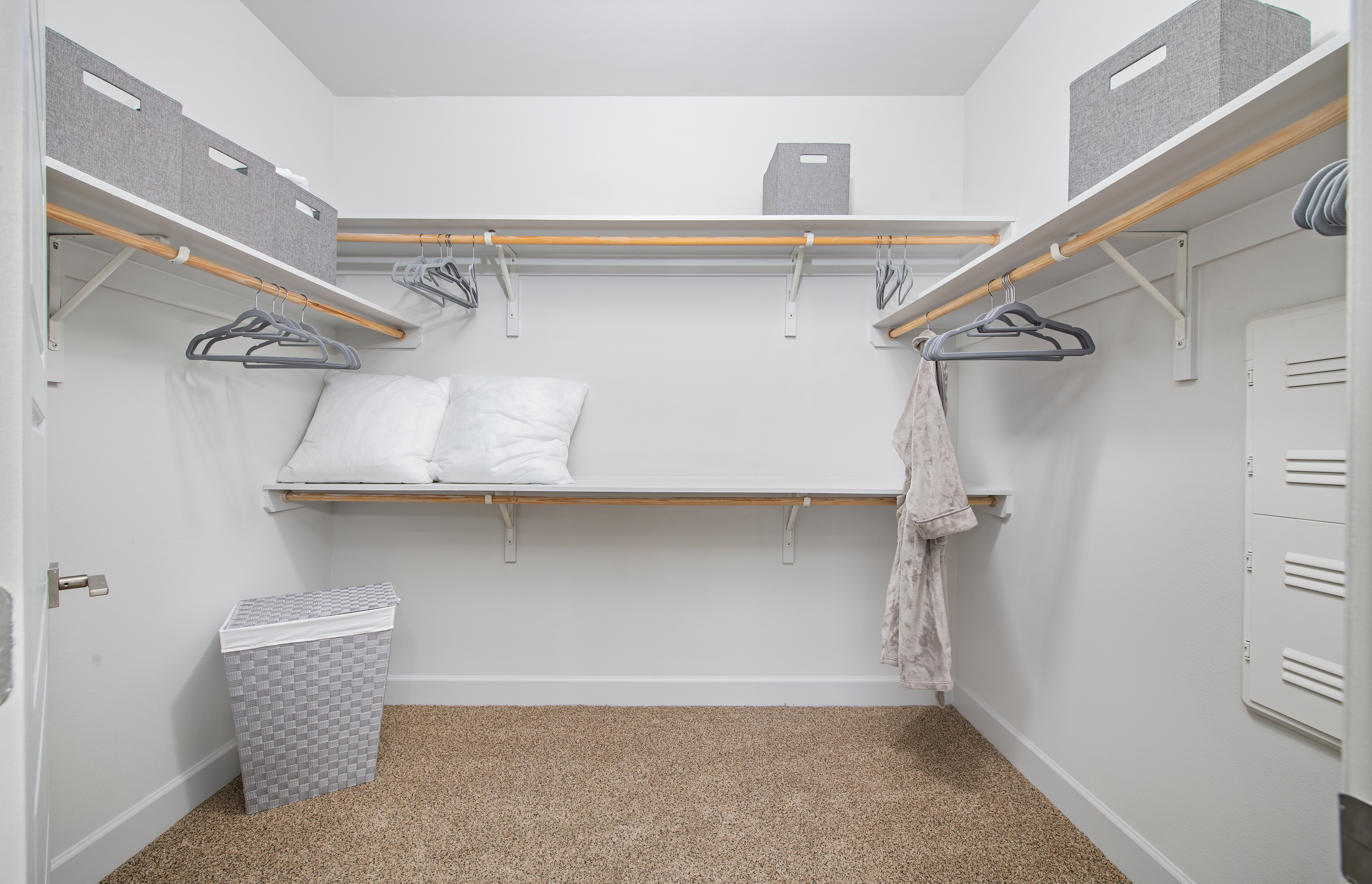 Closet at MAA South Lamar luxury apartment homes in Austin, TX
