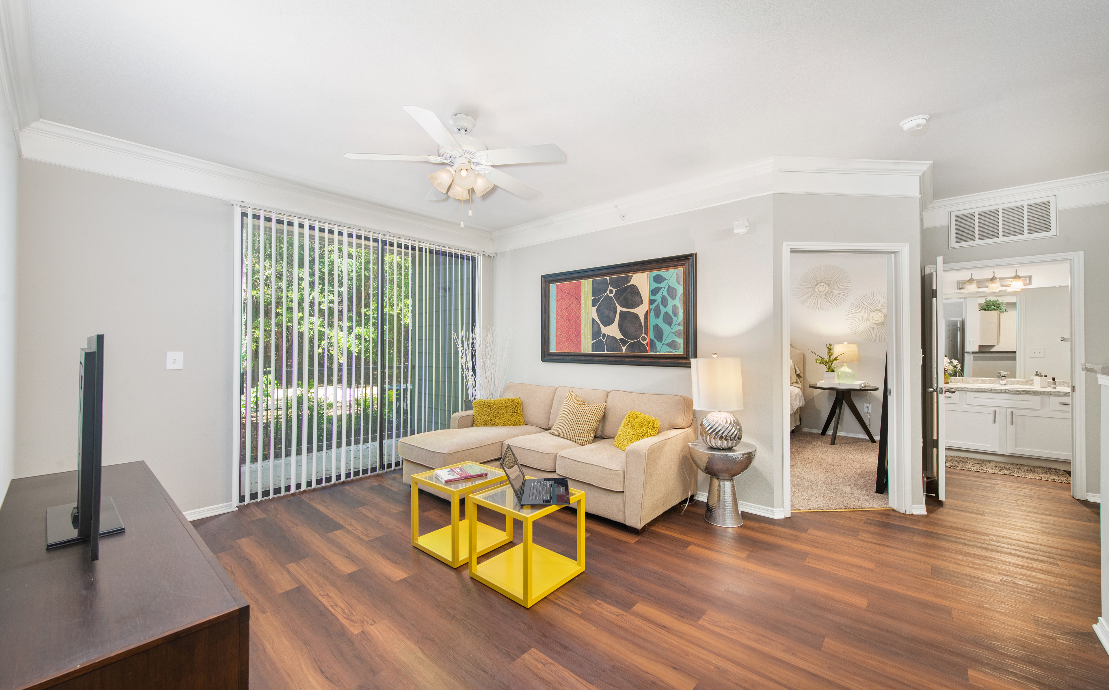 Living Room at MAA Sunset Valley in Austin, TX