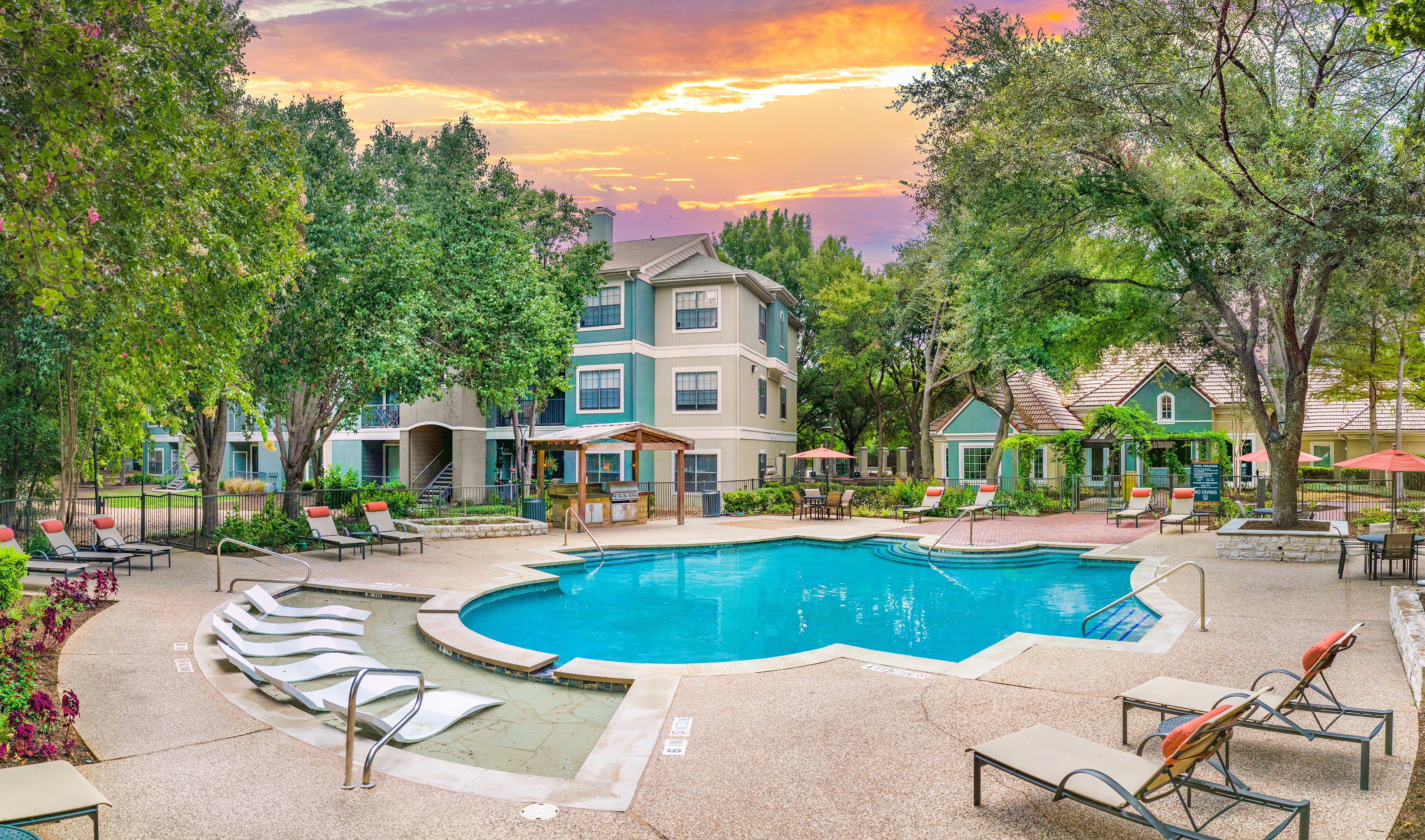 Pool View at MAA Sunset Valley in Austin, TX