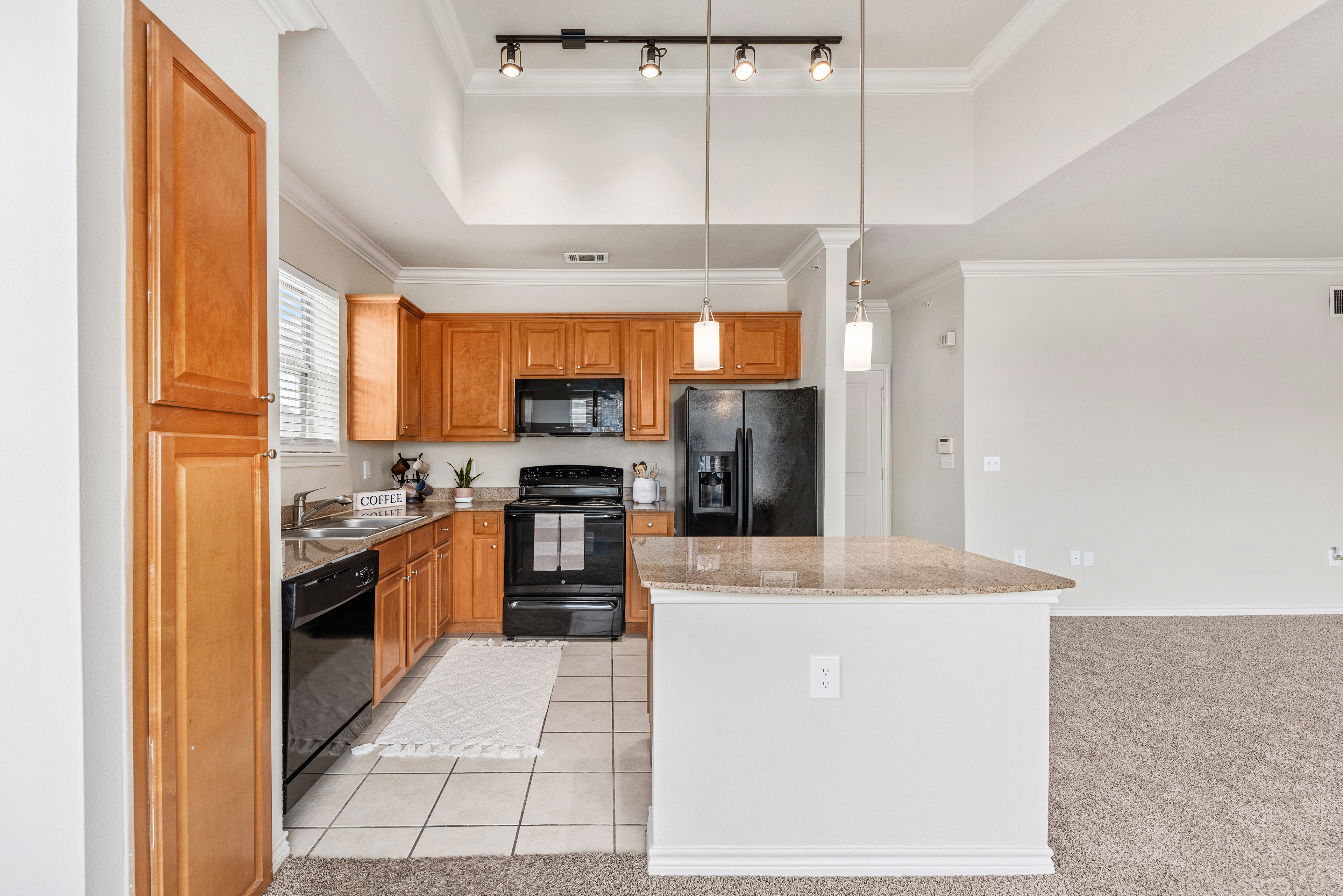 Kitchen at MAA Wells Branch luxury apartment homes in Austin, TX