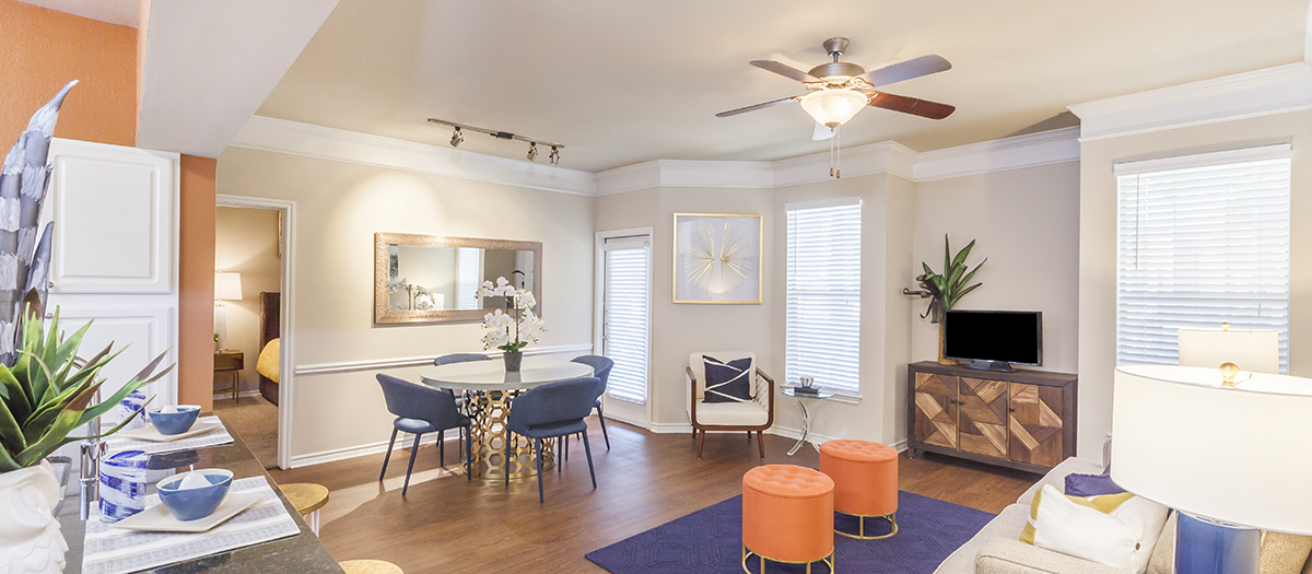 Living Room at Legacy at Western Oaks luxury apartment homes in Austin , TX