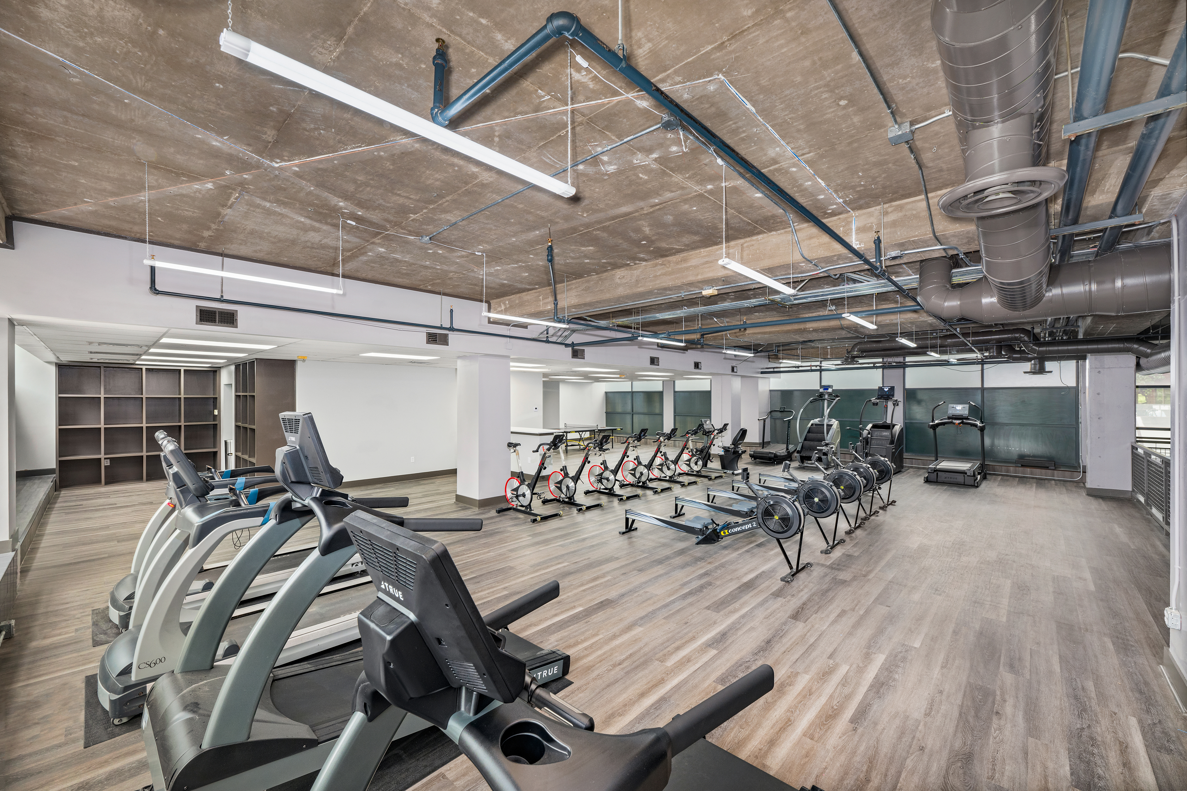 Gym at MAA Addison Circle luxury apartment homes in Addison, TX