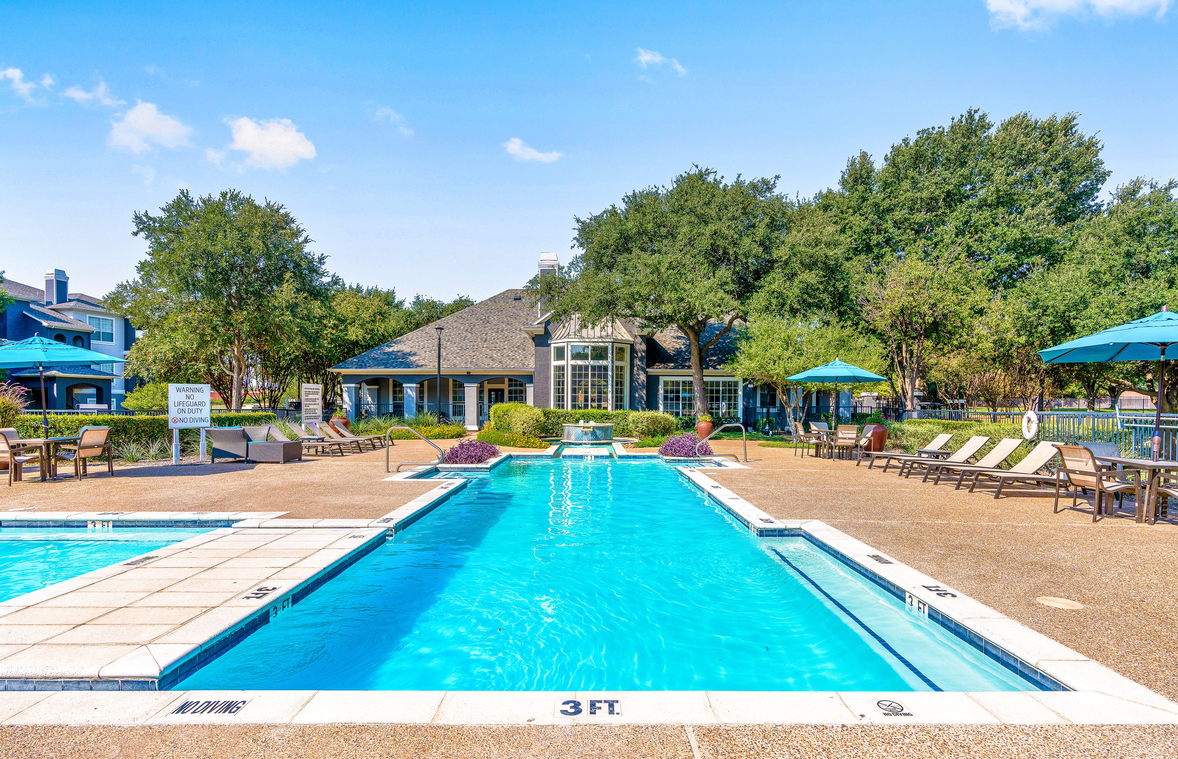 Pool at MAA Bear Creek luxury apartment homes in Euless, TX