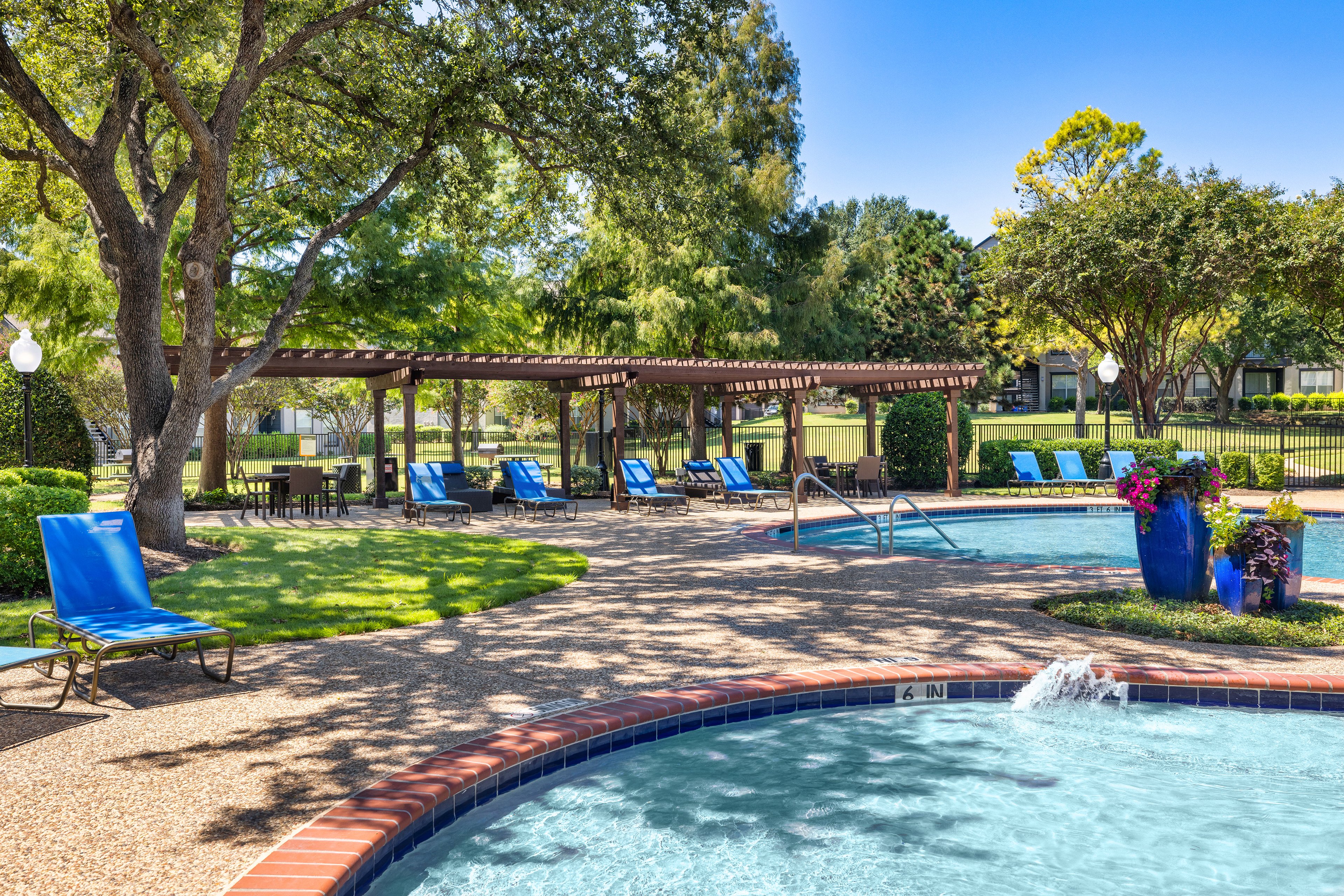 Pool at MAA Boulder Ridge luxury apartment homes in Roanoke, TX