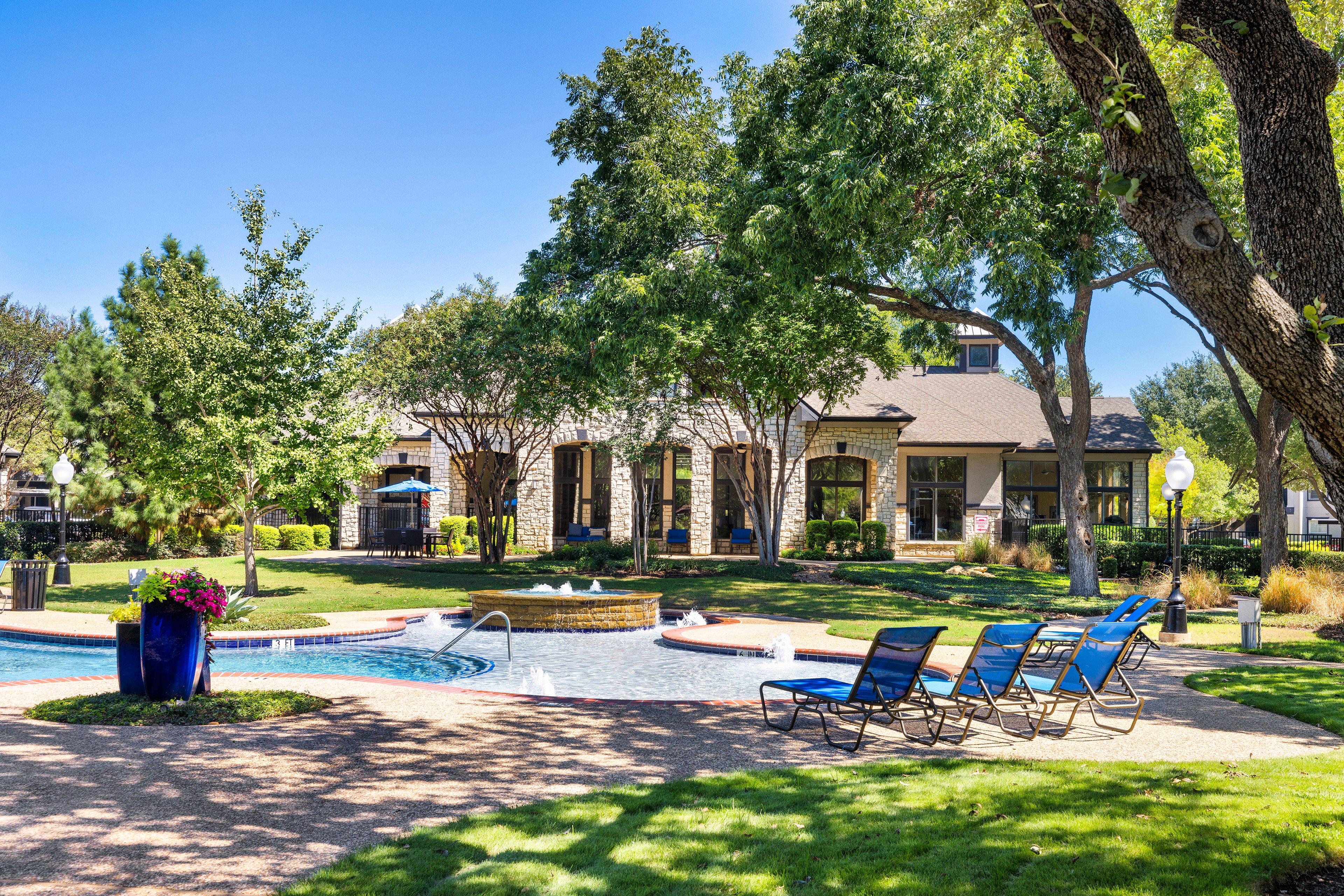 Pool at MAA Boulder Ridge luxury apartment homes in Roanoke, TX