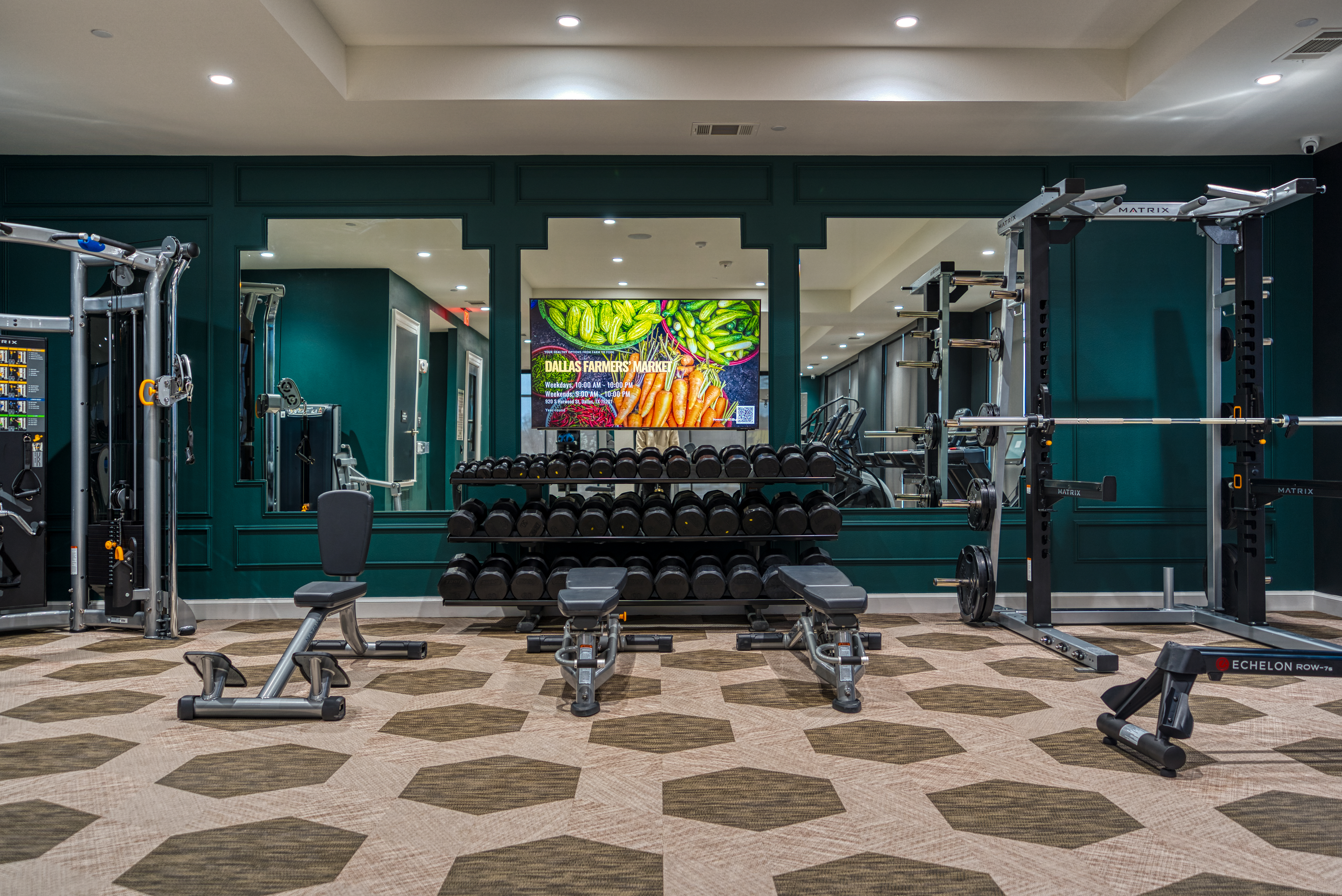 Fitness at MAA Cathedral Arts luxury apartment homes in Dallas, TX