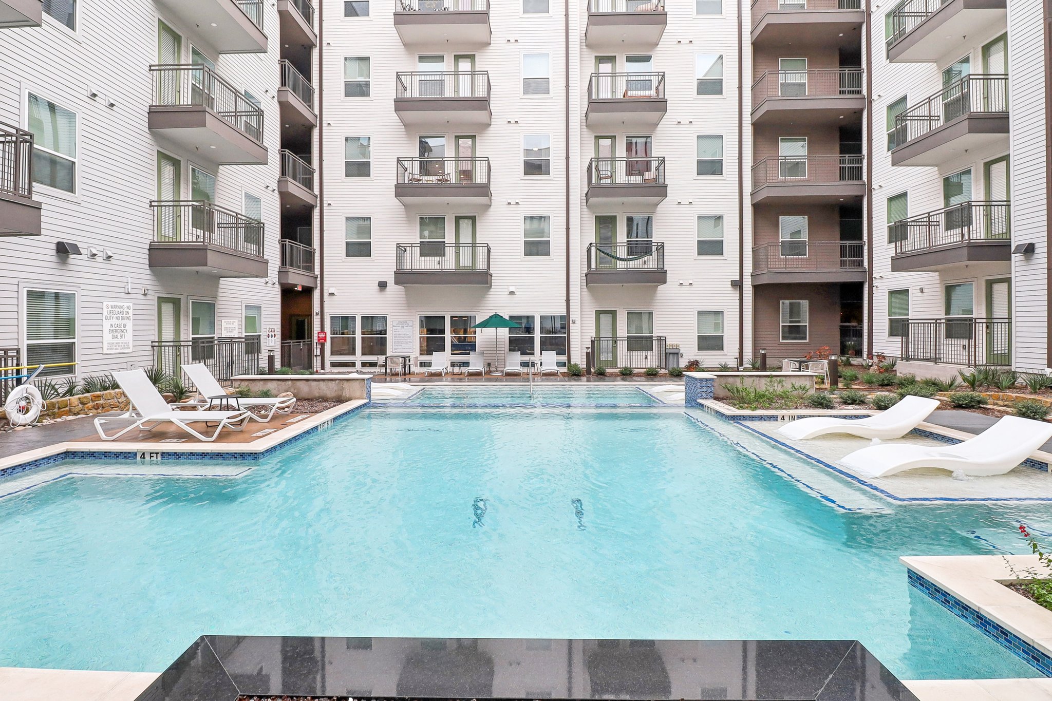 Pool at MAA Cathedral Arts Luxury apartment homes in Dallas, TX