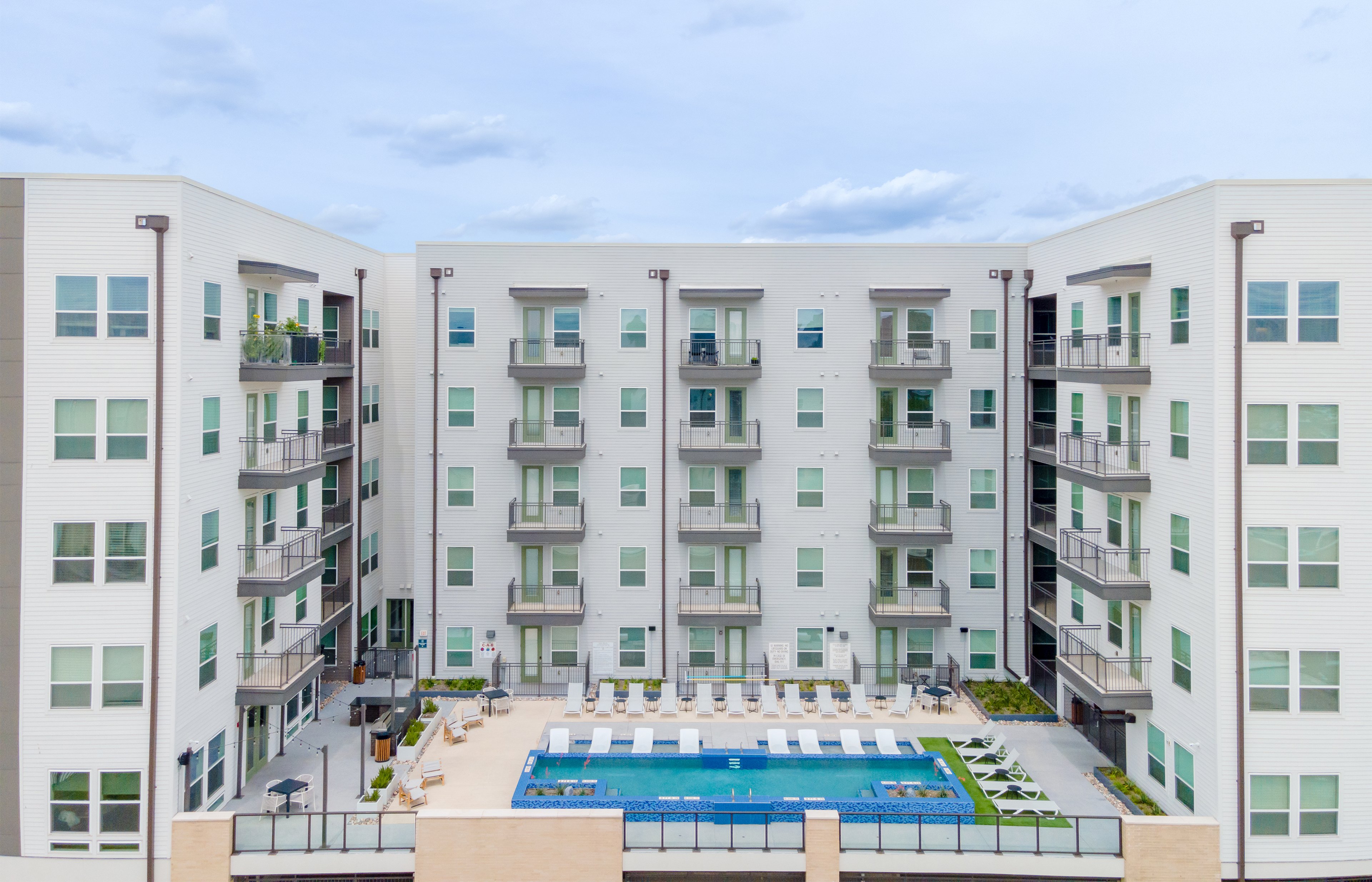 Pool at MAA Cathedral Arts luxury apartment homes in Dallas, TX