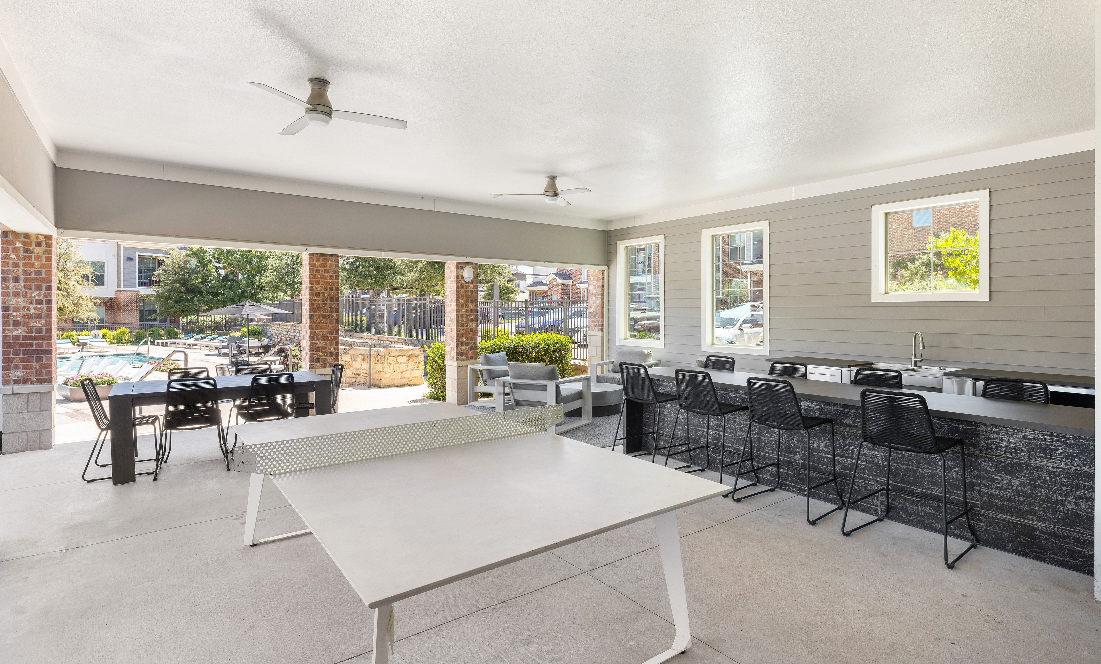 Pin pong at MAA Copper Ridge luxury apartment homes in Roanoke, TX