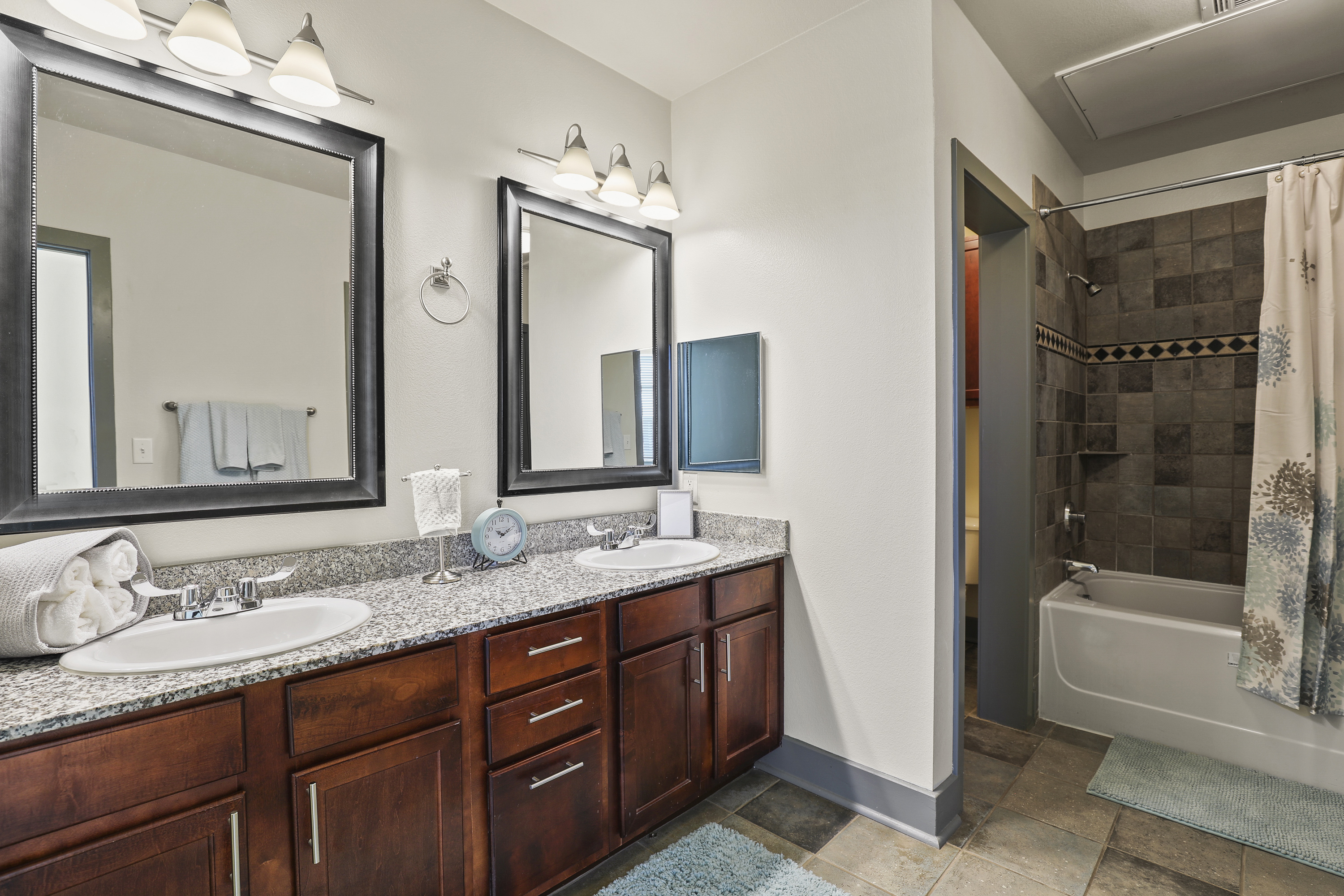Bathroom 2 at Post Eastside luxury apartment homes in Richardson, TX