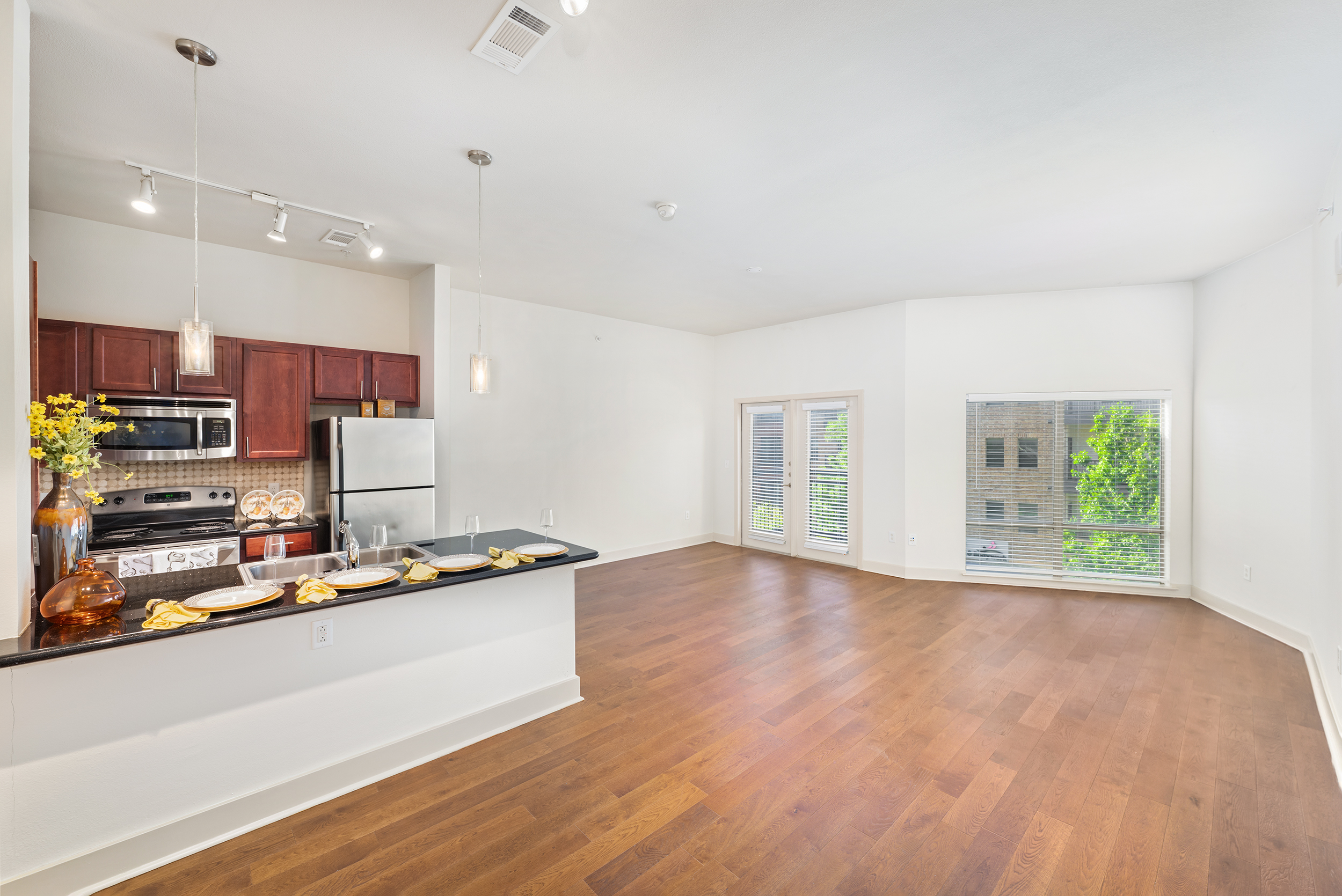 Model at MAA Eastside luxury apartment homes in Dallas, TX