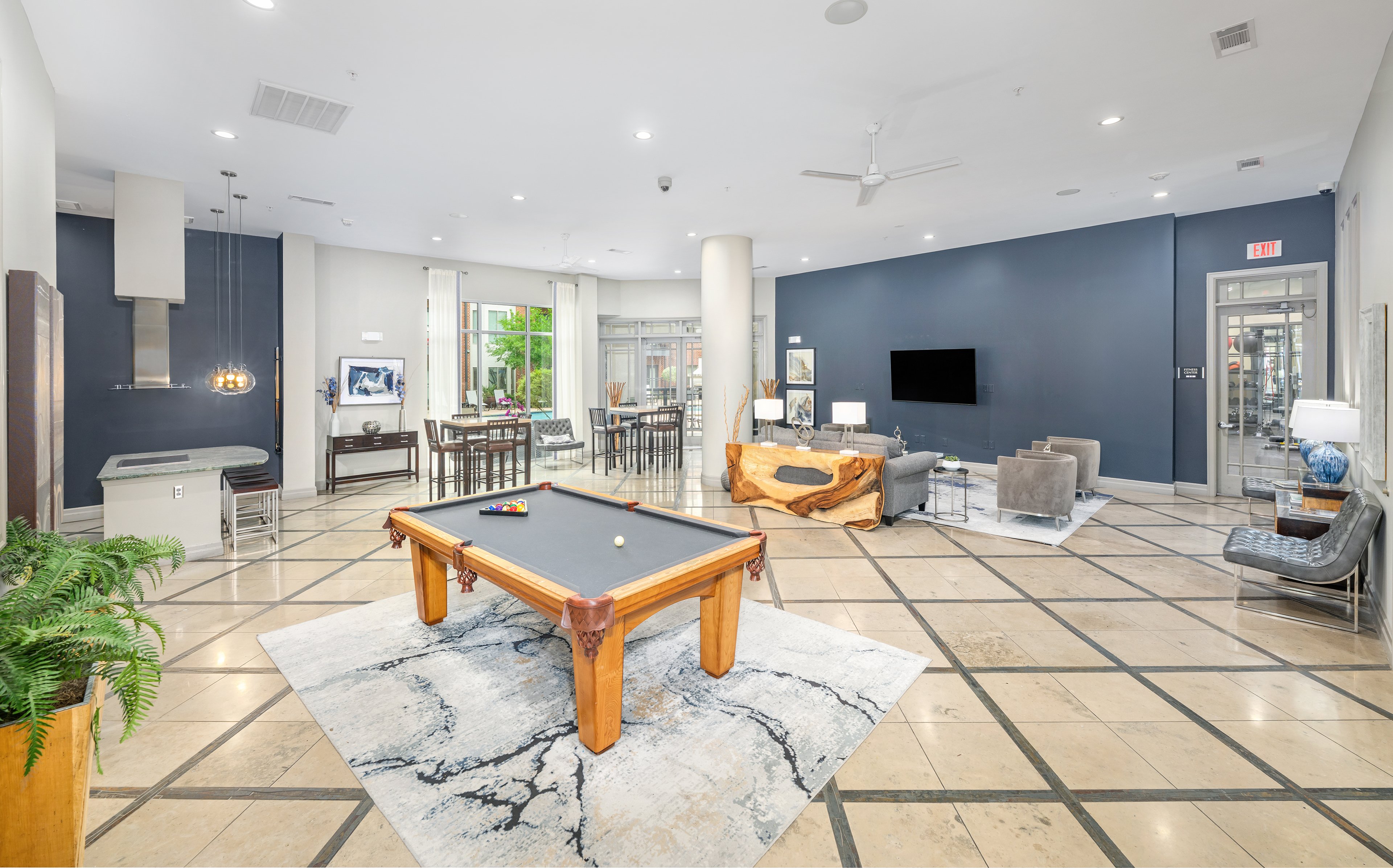 Clubhouse at MAA Eastside luxury apartment homes in Dallas, TX
