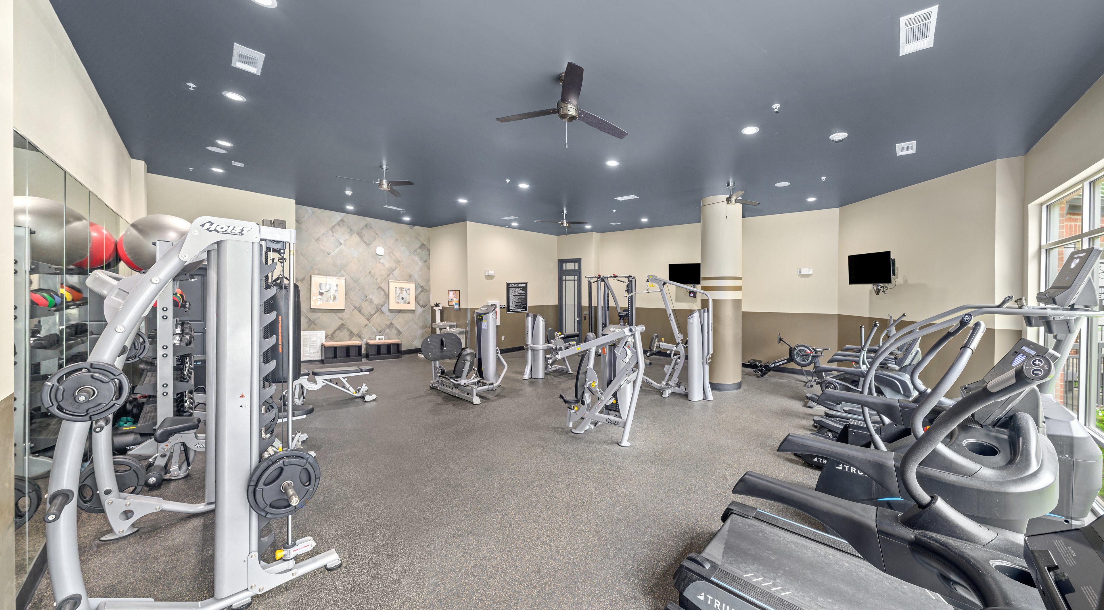 Gym at MAA Eastside luxury apartment homes in Dallas, TX
