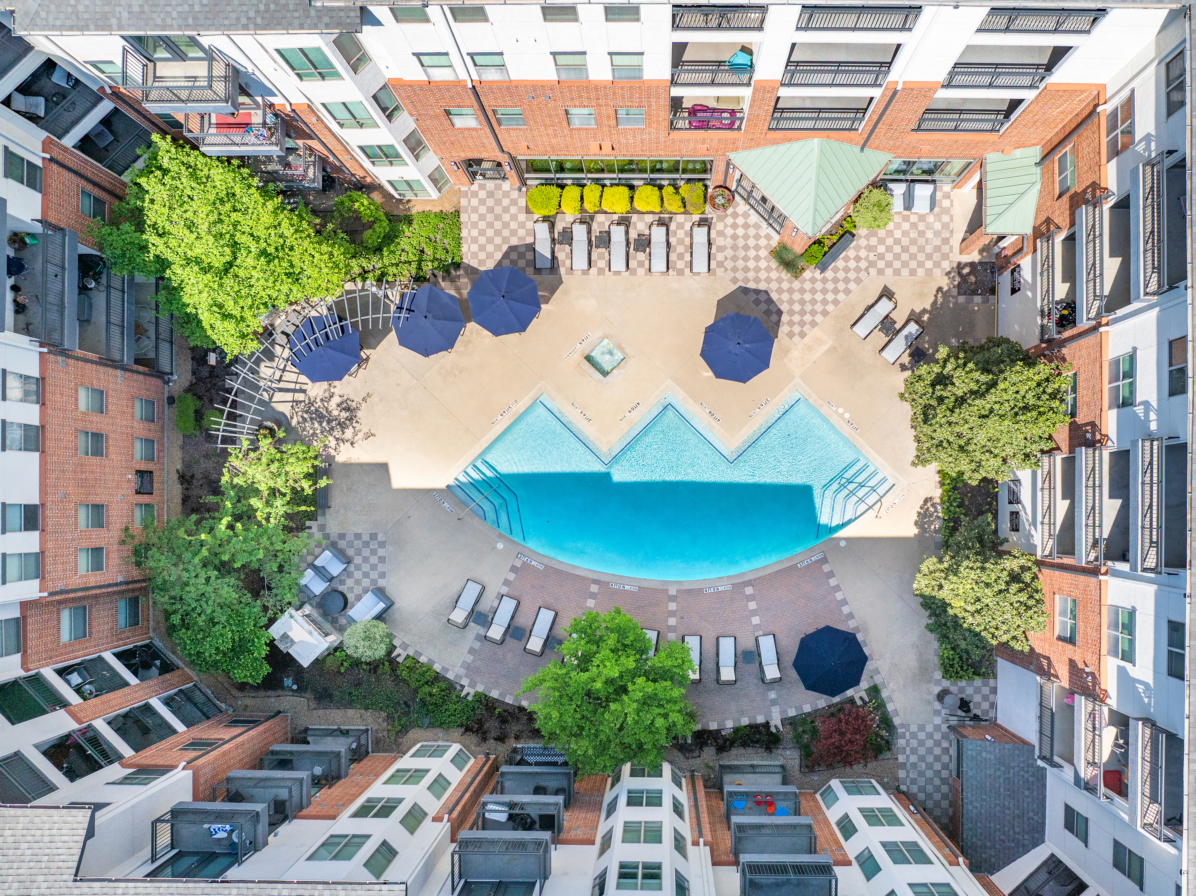 Pool at MAA Eastside luxury apartment homes in Dallas, TX